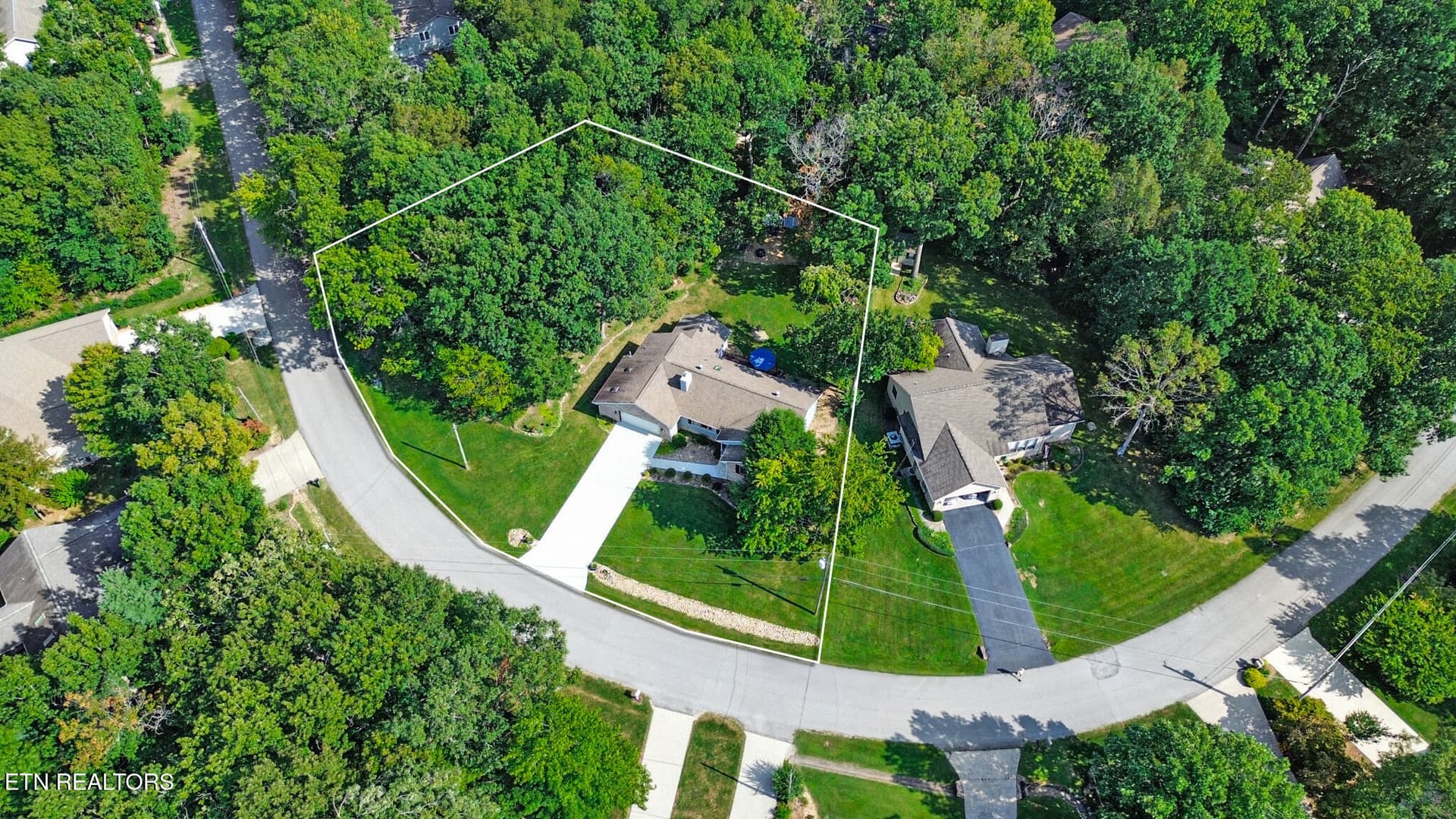 Aerial view - 163 & 159 Lakeside Drive, Crossville, TN 38558