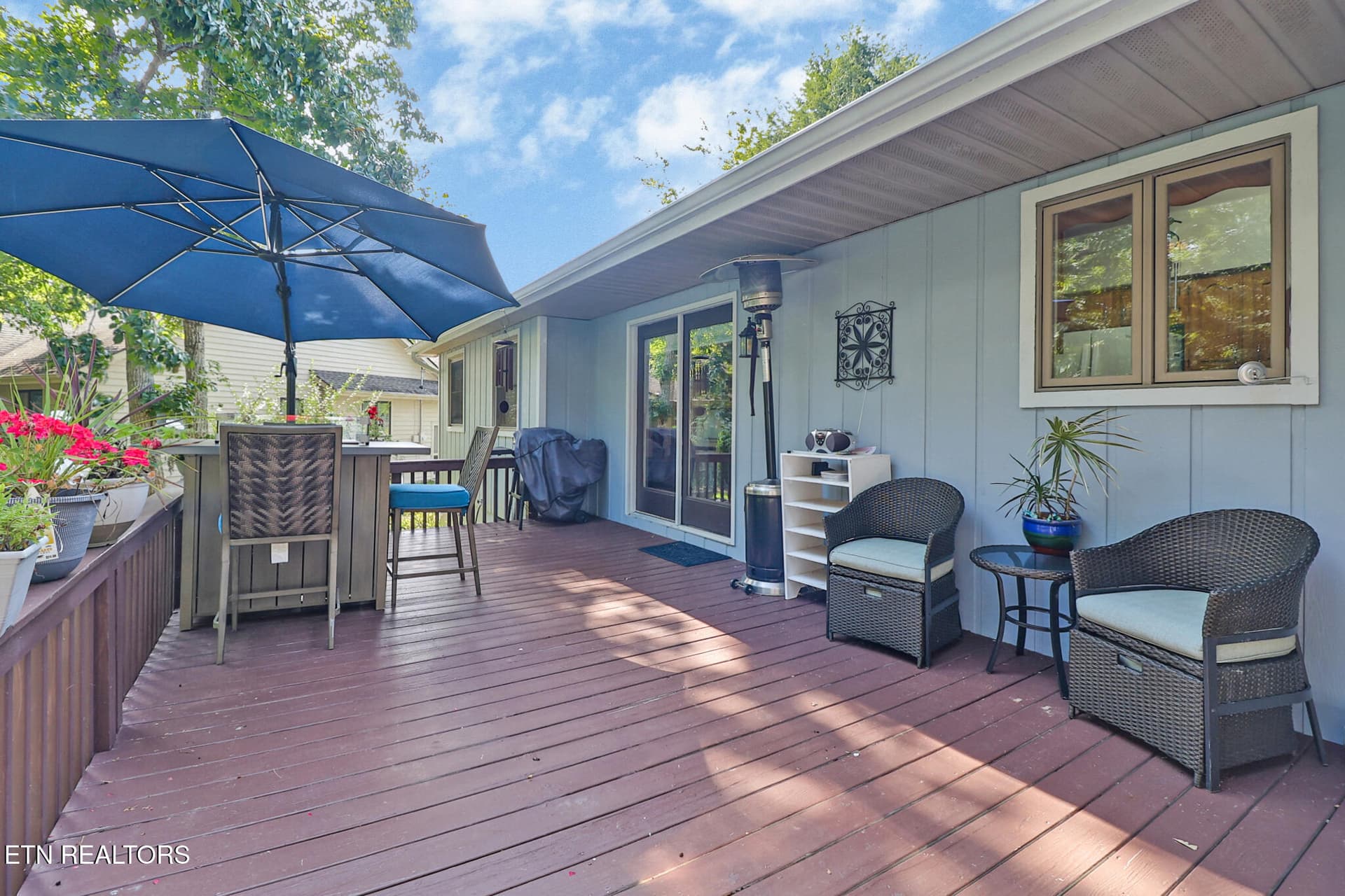 Back deck - 163 & 159 Lakeside Drive, Crossville, TN 38558