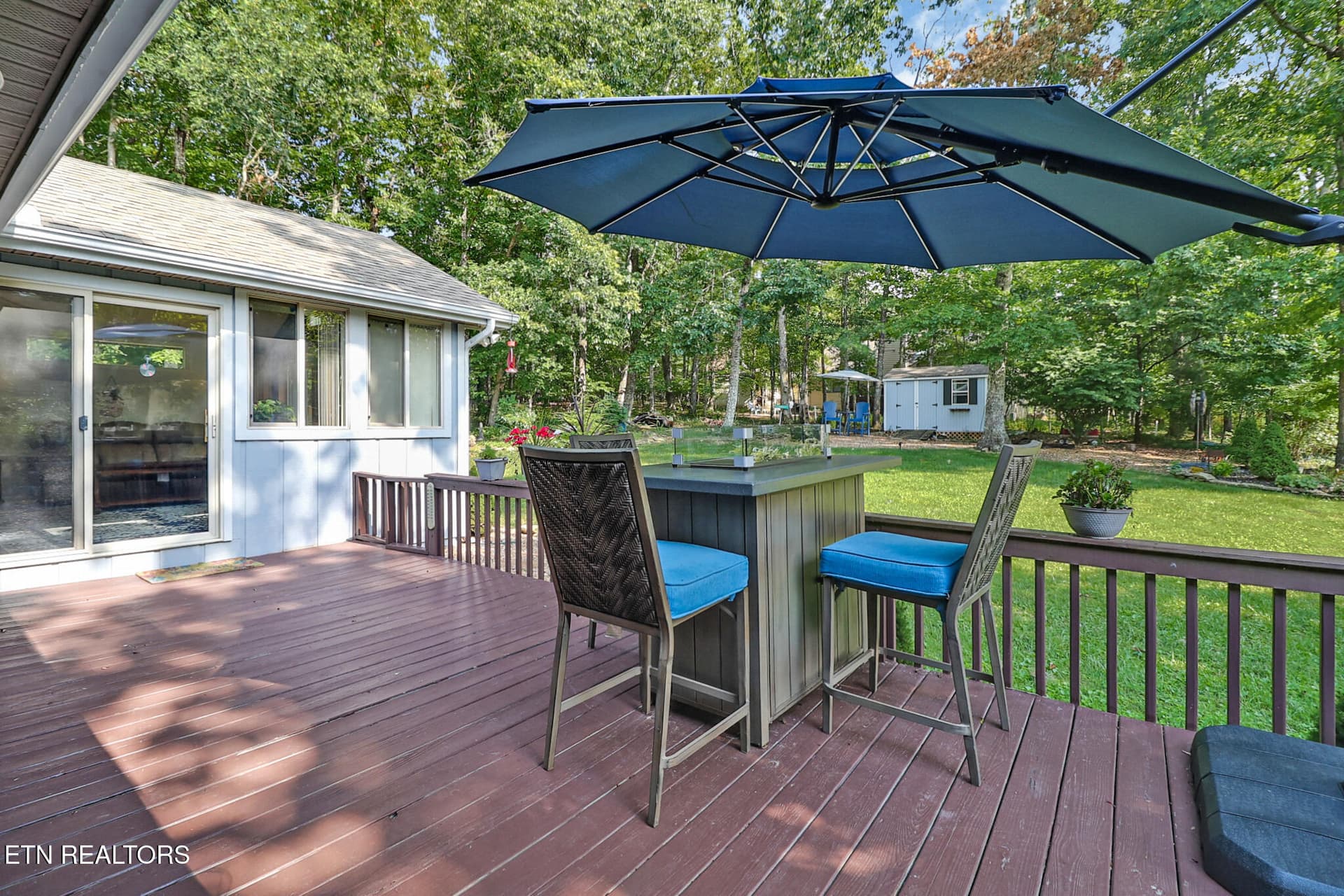 Back deck - 163 & 159 Lakeside Drive, Crossville, TN 38558