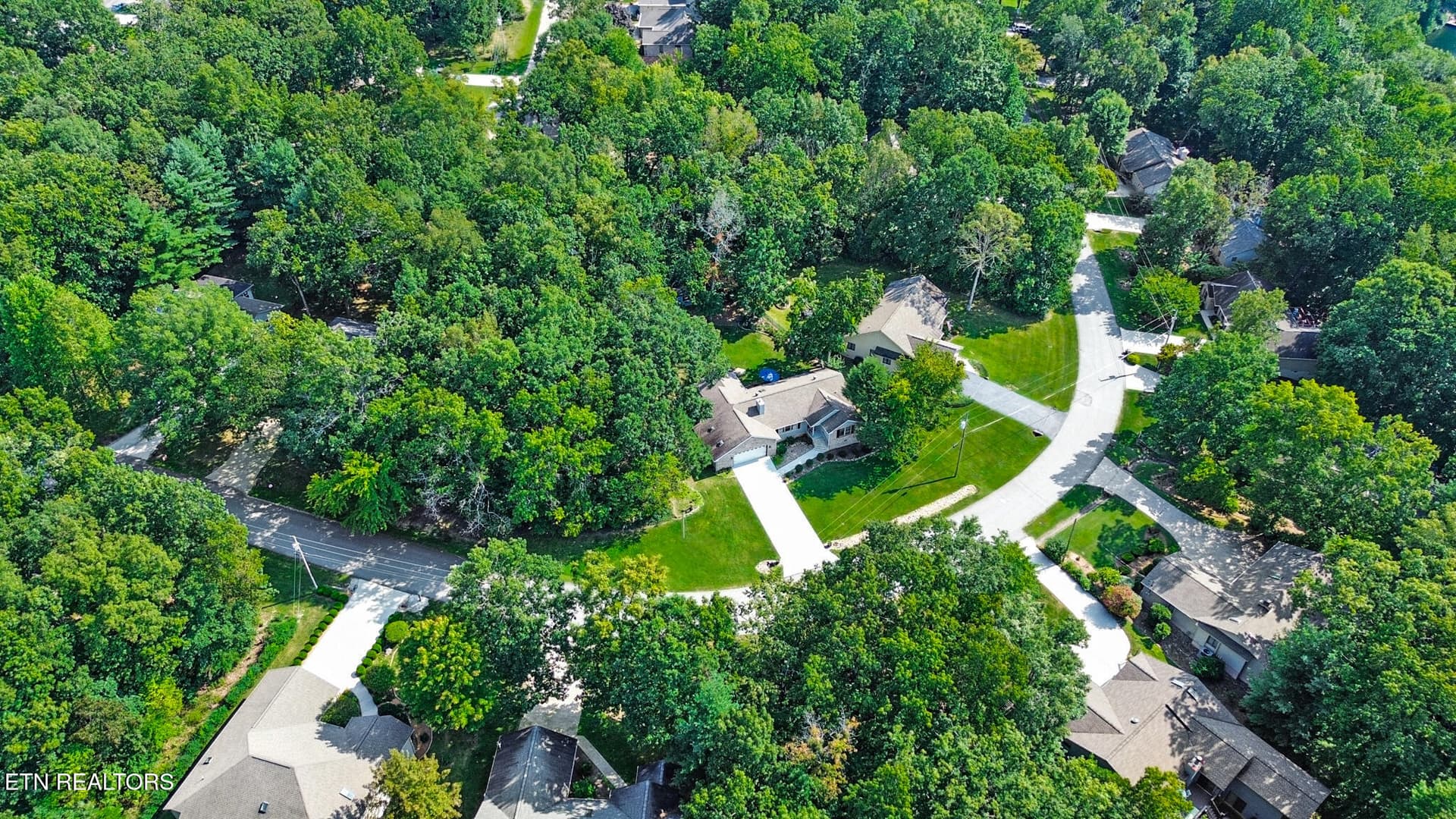 Aerial view - 163 & 159 Lakeside Drive, Crossville, TN 38558