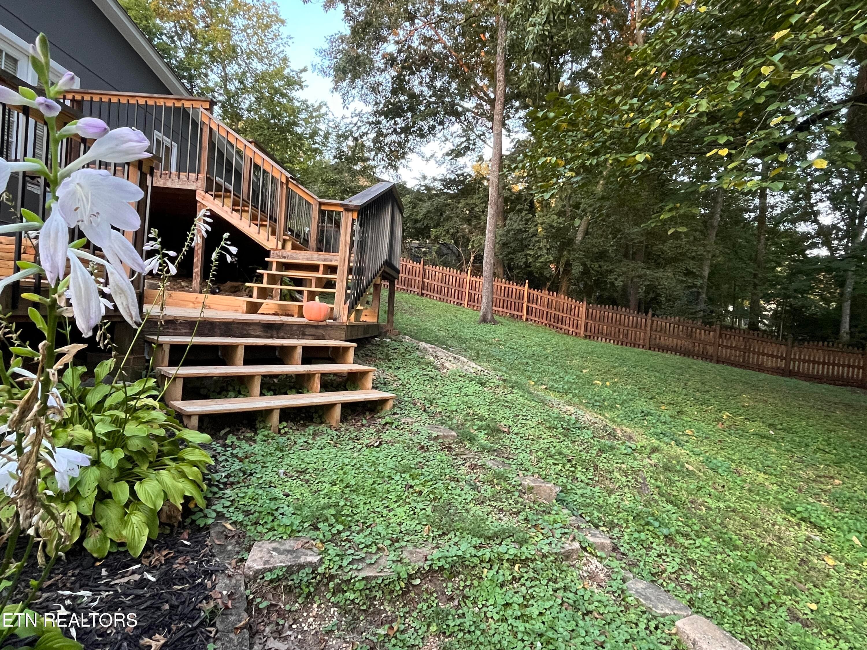 Large Fenced Yard - 104 Clark Lane, Oak Ridge, TN 37830