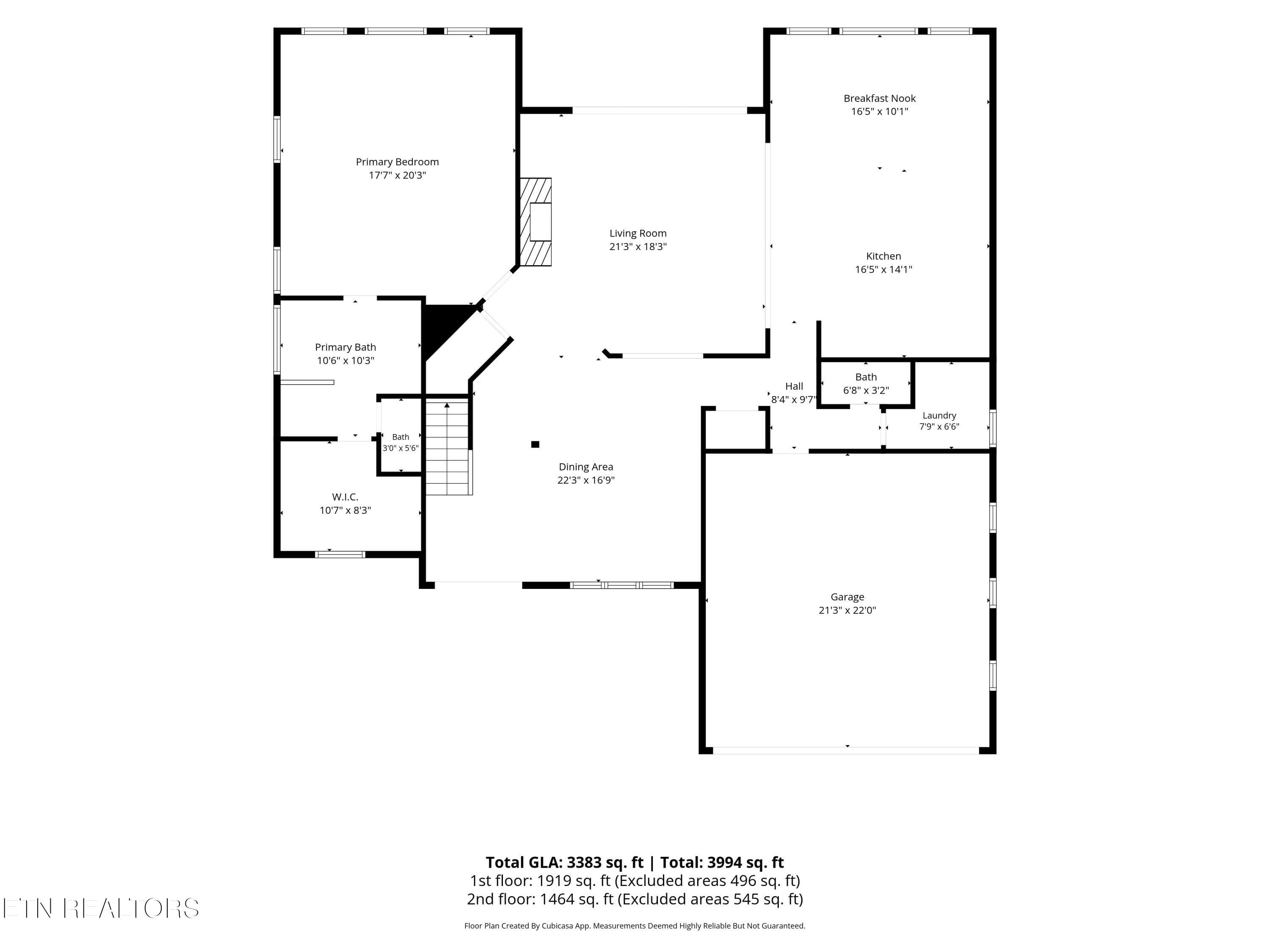 2-Floorplan_1 - 7745 Madgewood Lane, Knoxville, TN 37909, Knoxville