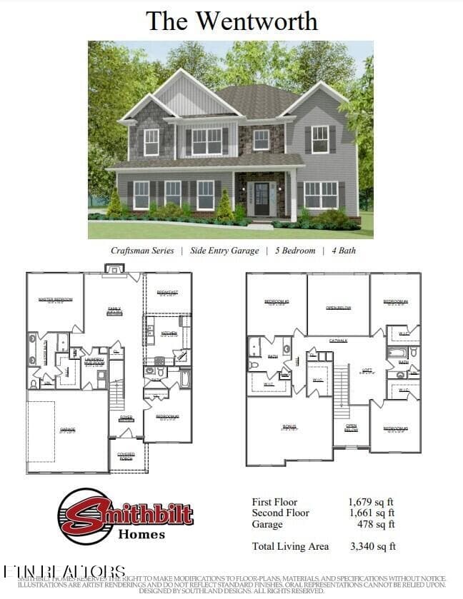 Wentworth Craftsman Side Entry - 81 Elderberry St Lot 543, Oak Ridge, TN 37830
