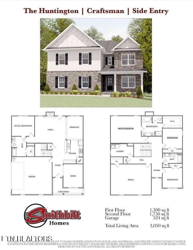 Huntington Craftsman Side Entry - 101 Cedarberry St Lot 321, Oak Ridge, TN 37830