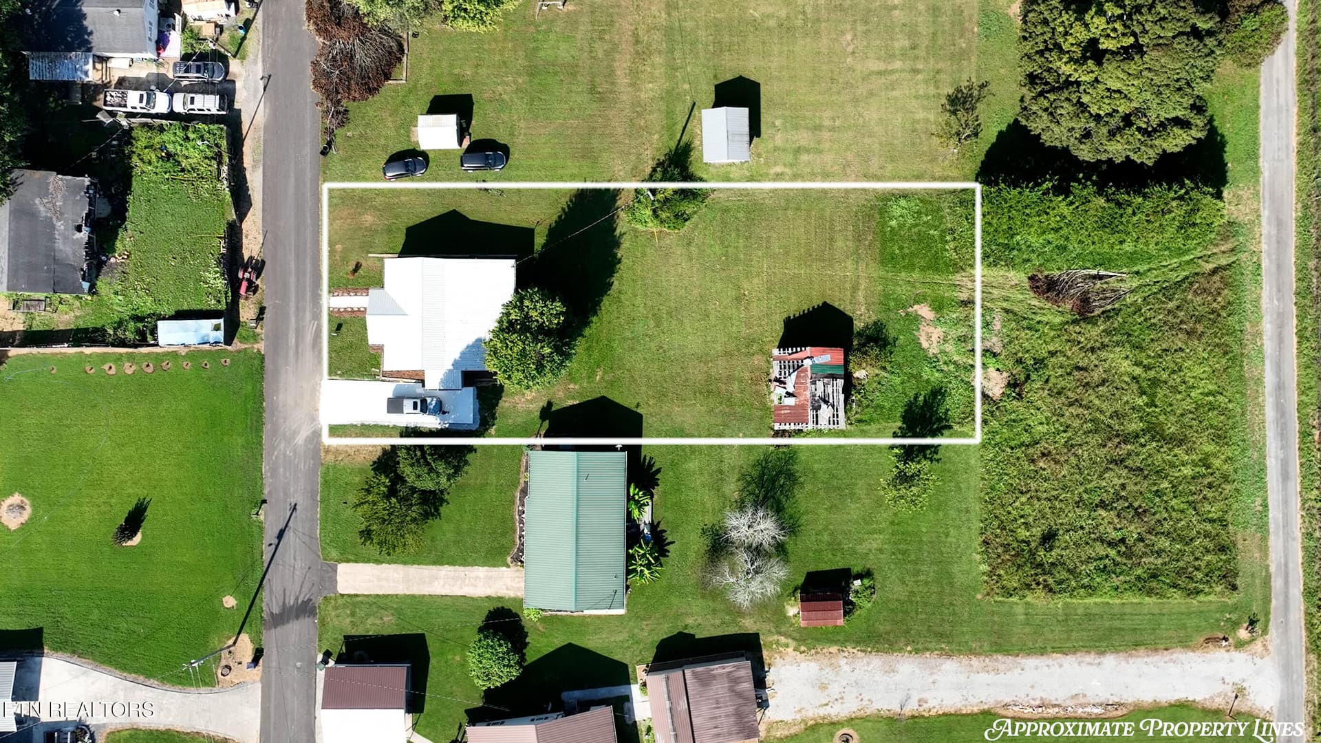 Aerial - 23 E Martin St, Englewood, TN 37329