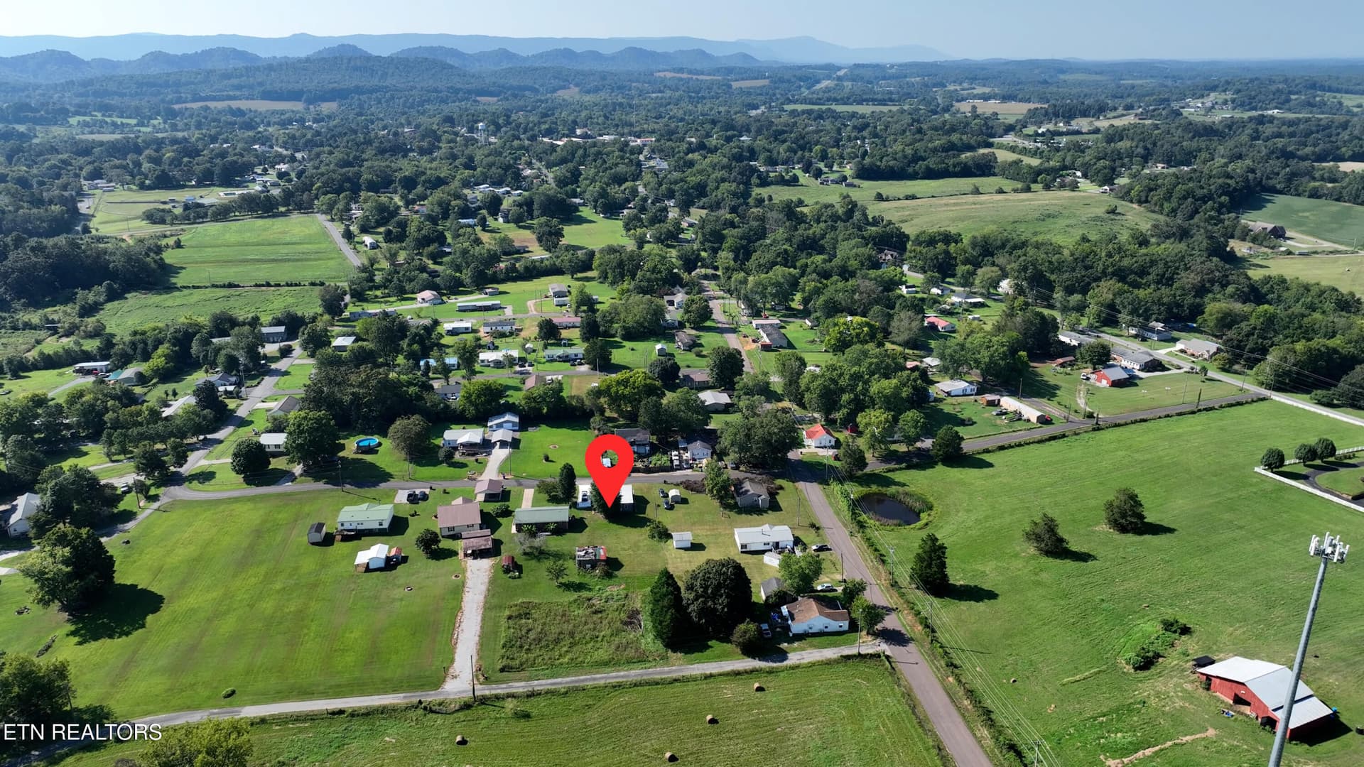 Aerial - 23 E Martin St, Englewood, TN 37329