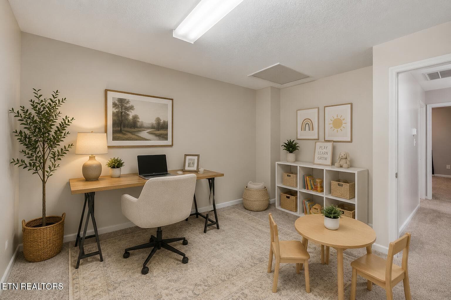 Ai staged flex space - 6946 La Christa Way, Knoxville, TN 37921, Knoxville