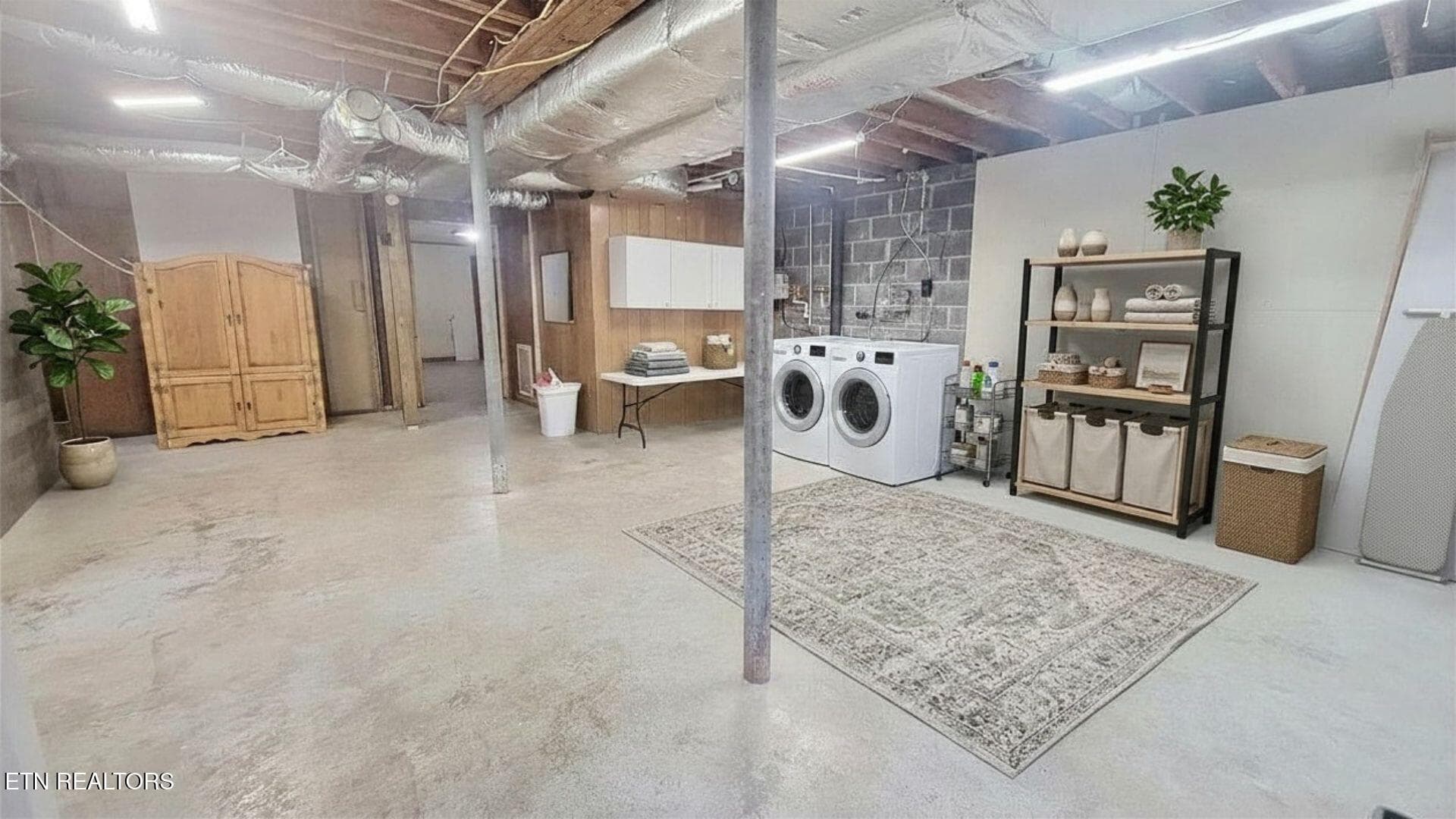 BASEMENT BONUS ROOM LAUNDRY - 5501 Kenbrook Lane, Knoxville, TN 37921, Knoxville