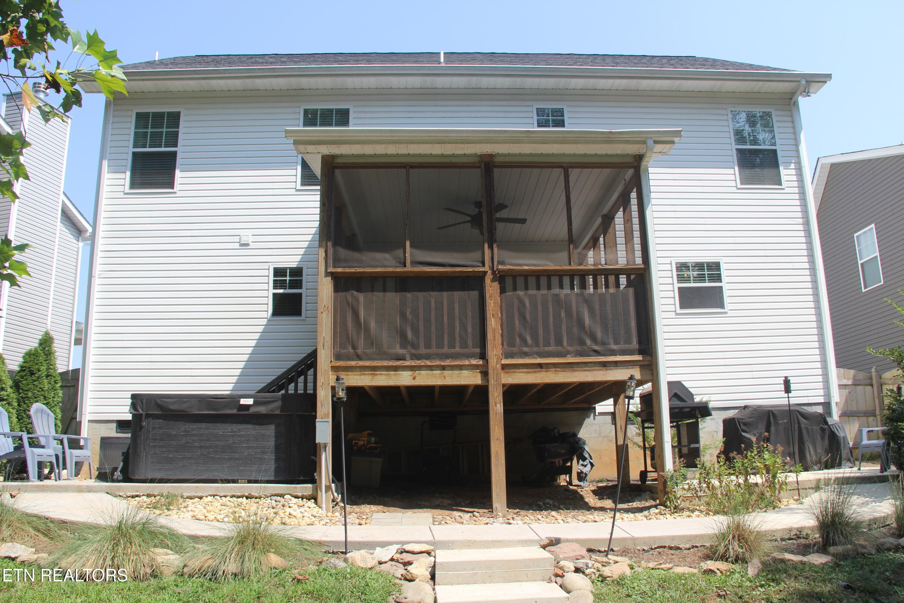 Back of house - 5929 Rain Cloud Rd, Knoxville, TN 37918