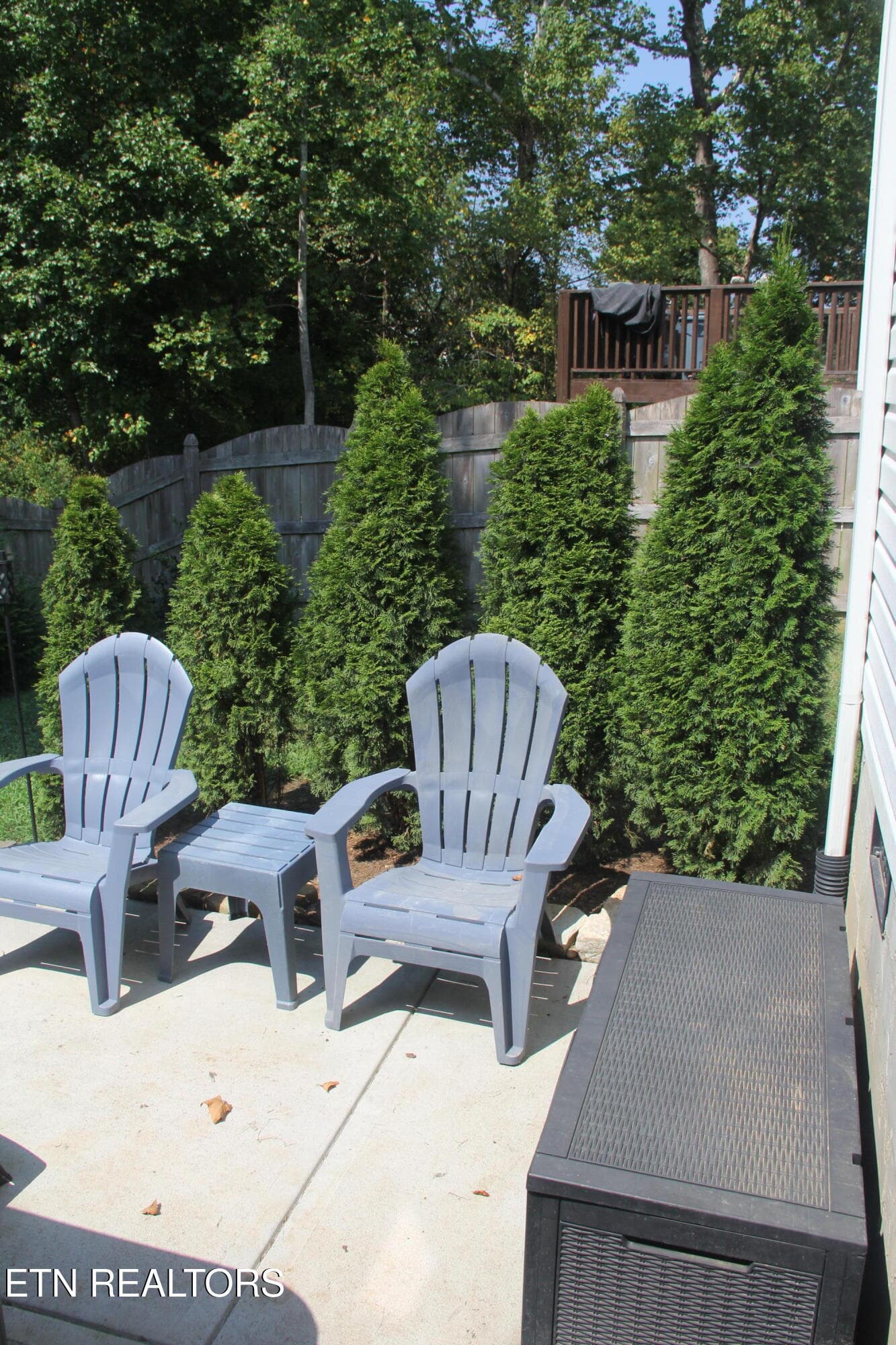 Extra patio in backyard - 5929 Rain Cloud Rd, Knoxville, TN 37918