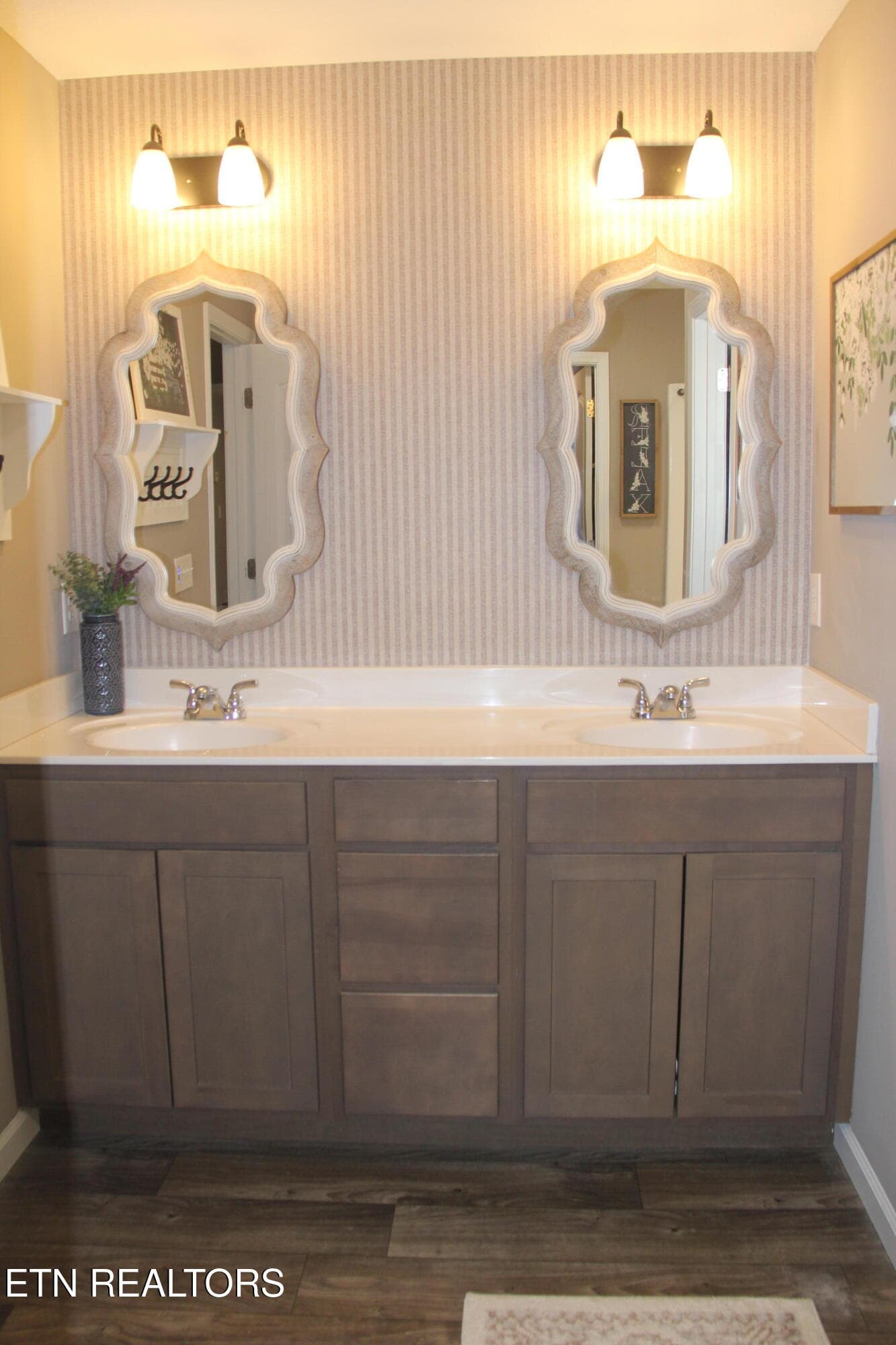 New mirrors in primary bath - 5929 Rain Cloud Rd, Knoxville, TN 37918