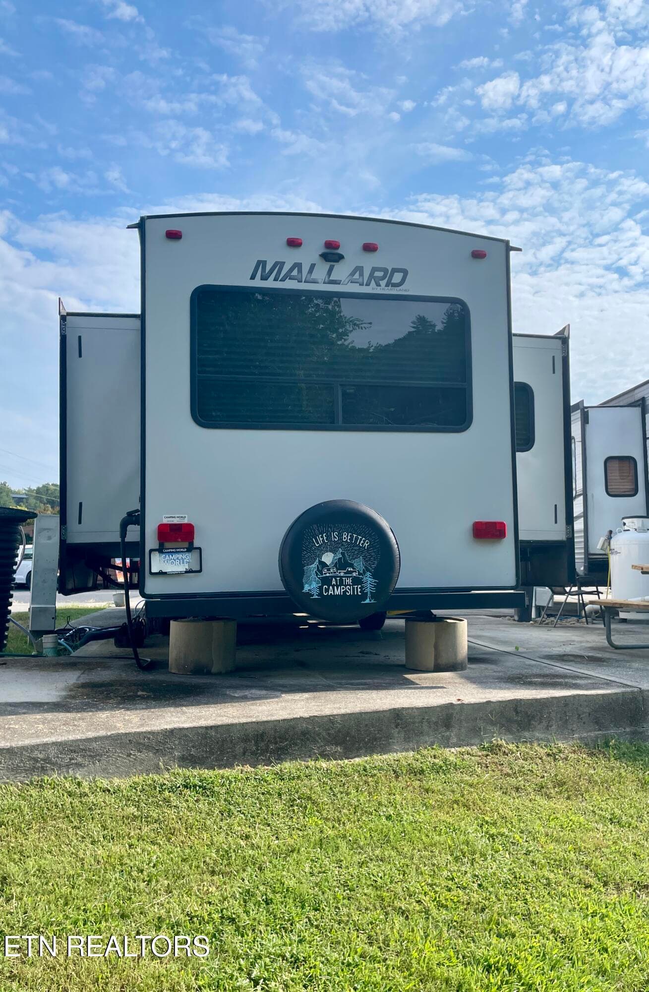 Rear of lot with current camper - 3208 Pebblebrook Way, Pigeon Forge, TN 37863, Pigeon Forge