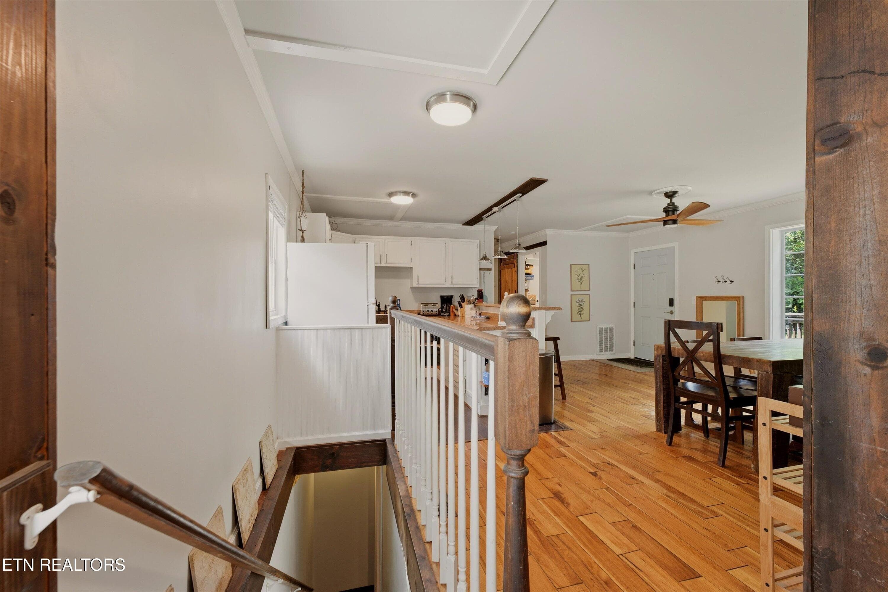 Stairwell to Rec Room/Bedroom - 1412 Michaels Lane, Knoxville, TN 37912