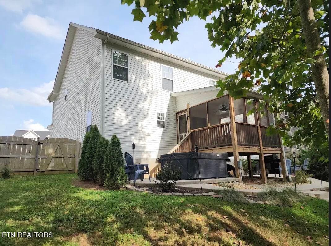 Back of house - 5929 Rain Cloud Rd, Knoxville, TN 37918