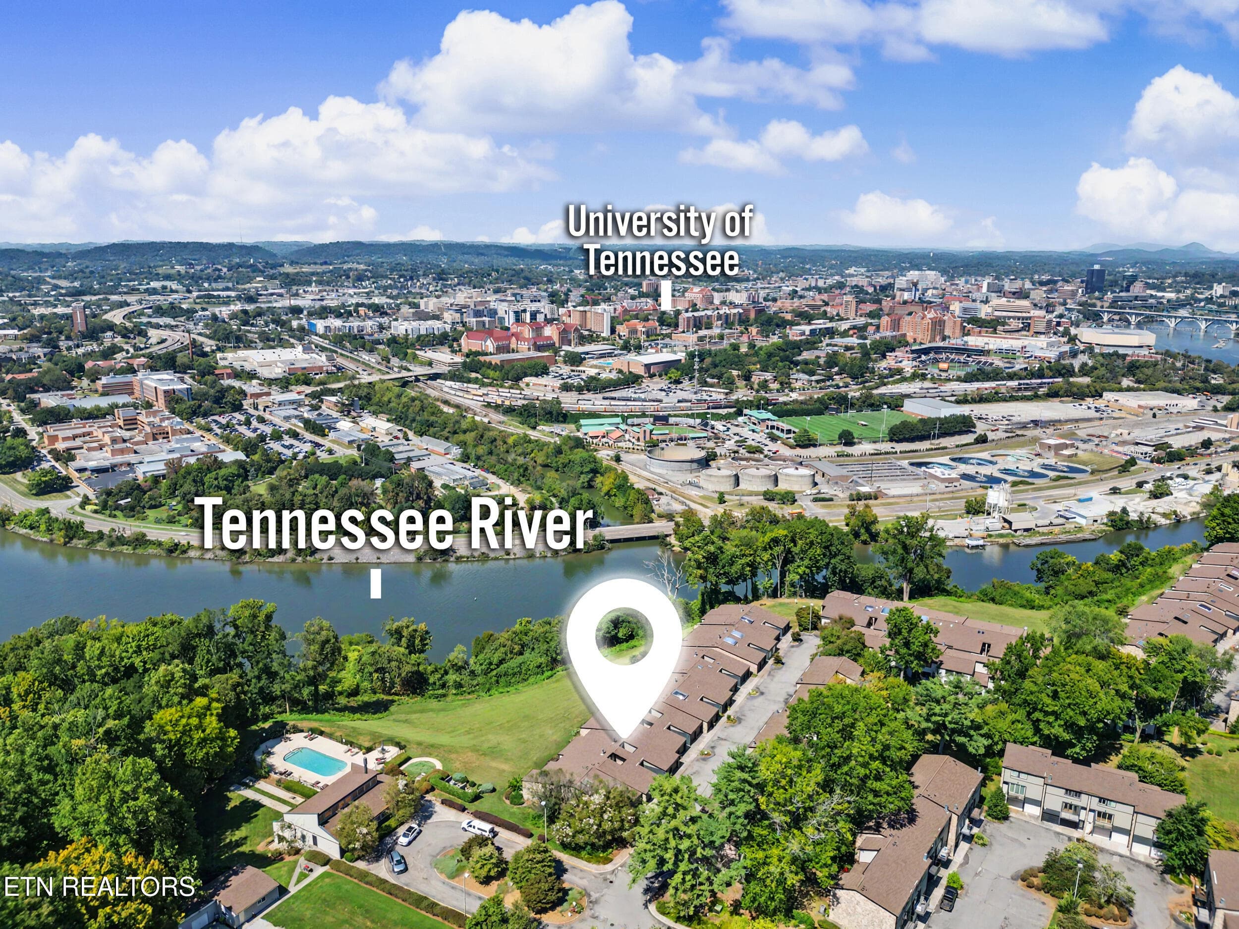 41_map pin 1 - 1845 Cherokee Bluff Drive, Knoxville, TN 37920