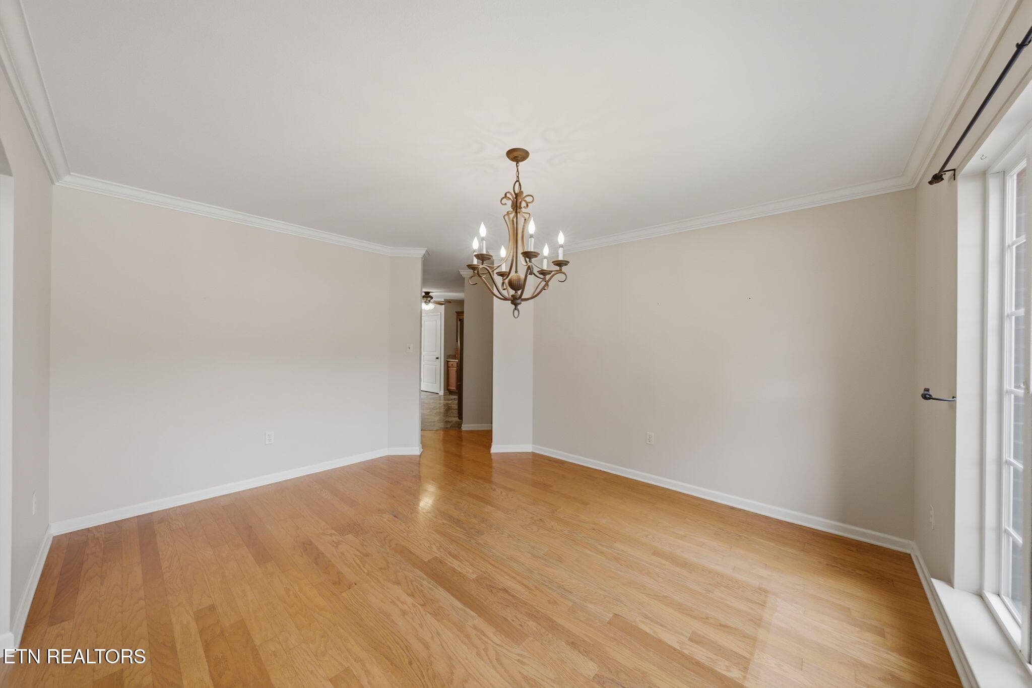 Dining room with Light Fixture - 1721 Bombay Lane, Knoxville, TN 37932