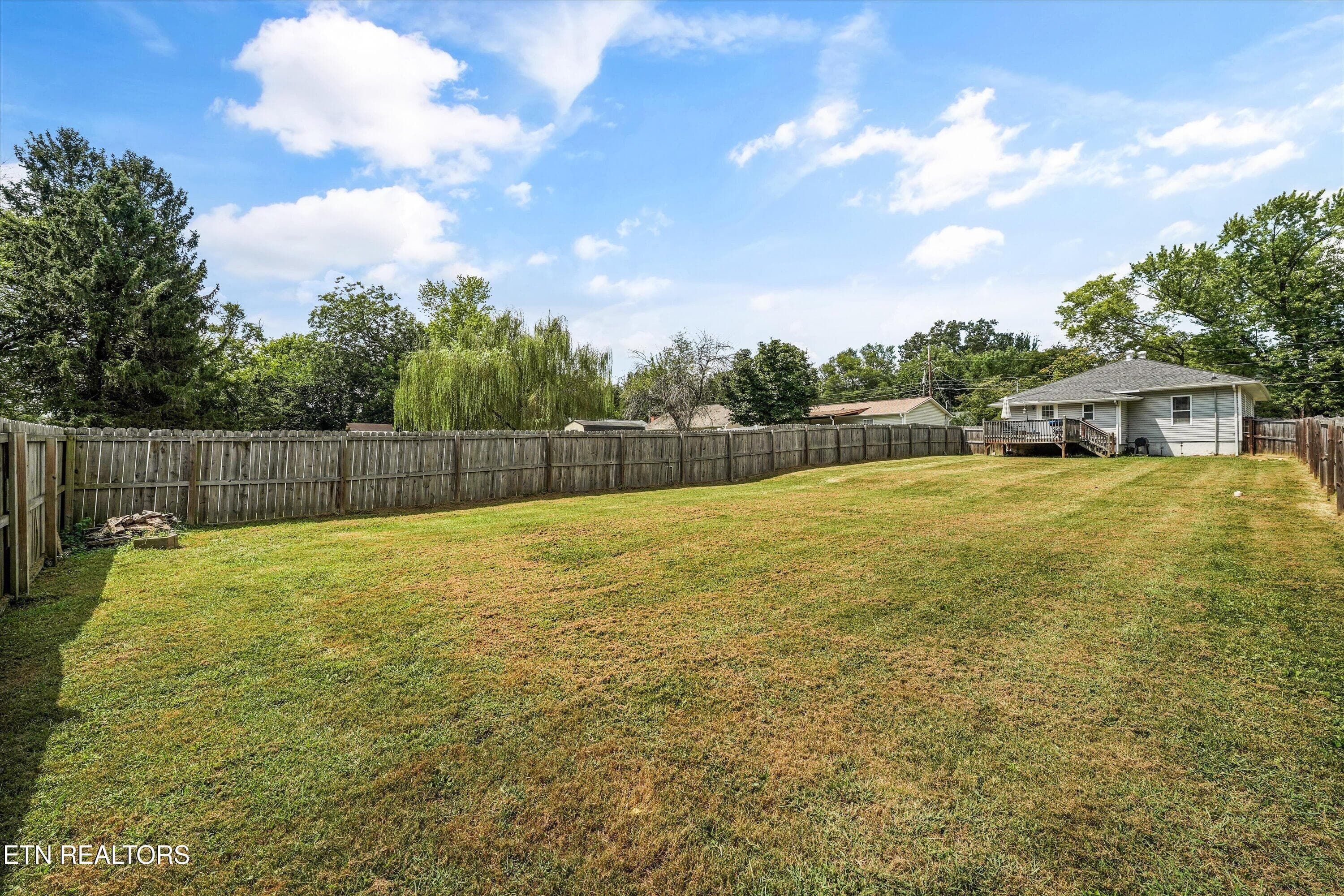 Expansive Fenced-in Backyard - 616 Mitchell Drive, Knoxville, TN 37912