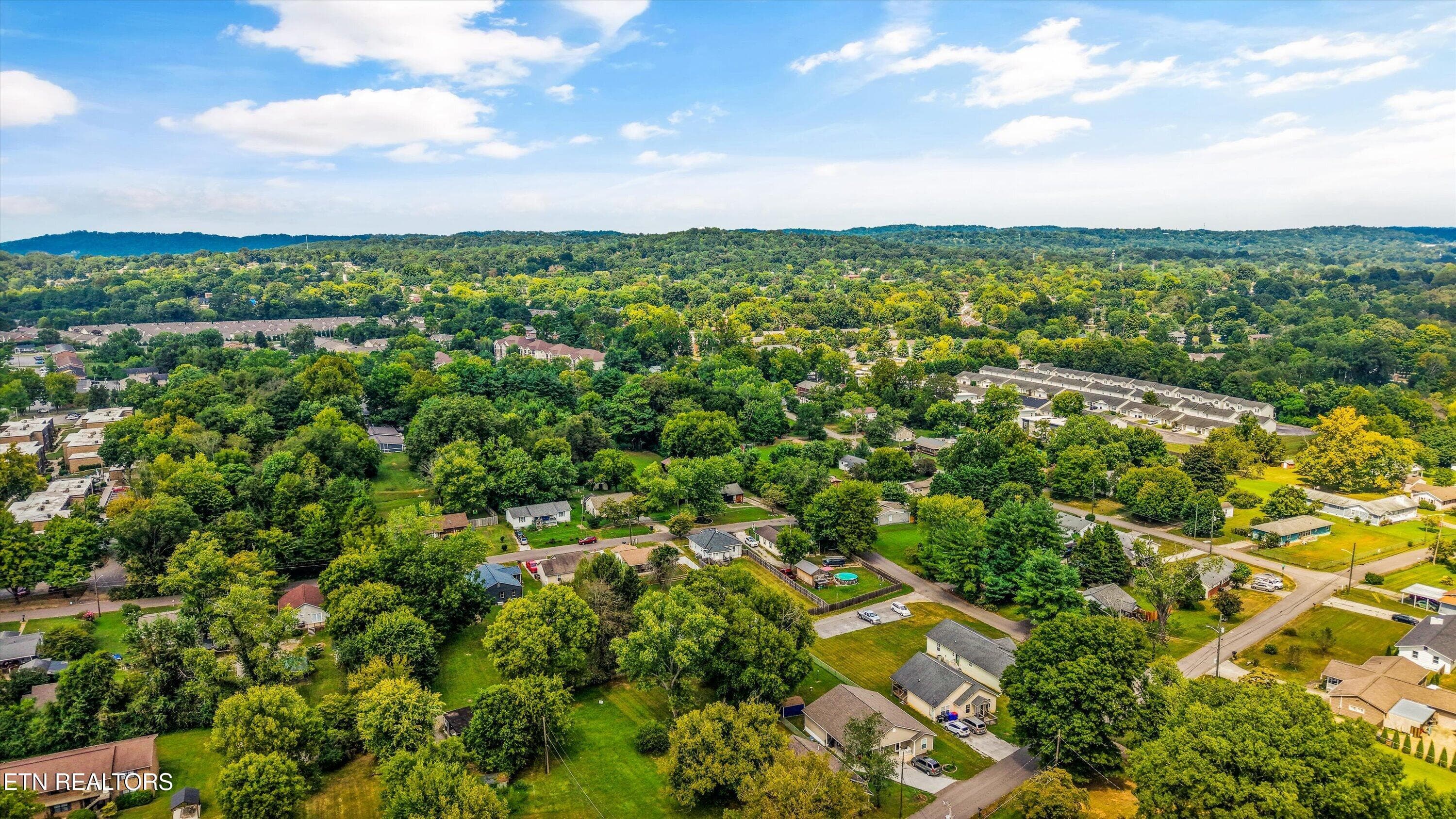 Aerial - 616 Mitchell Drive, Knoxville, TN 37912