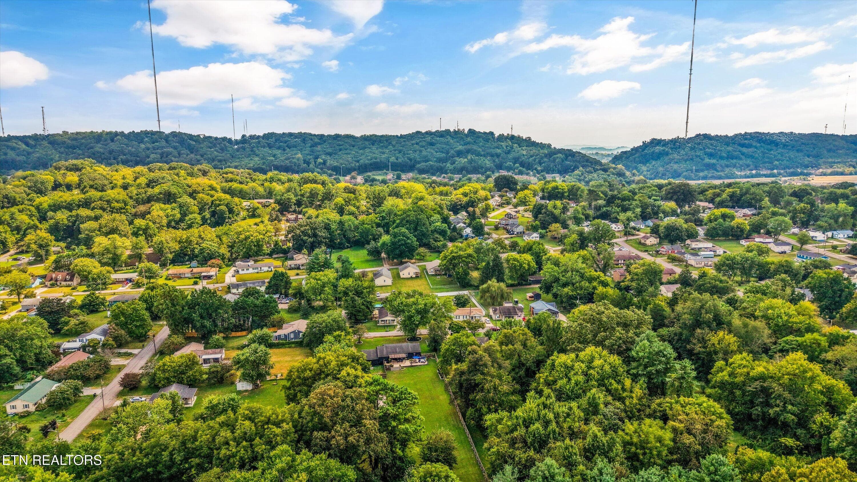 Aerial - 616 Mitchell Drive, Knoxville, TN 37912