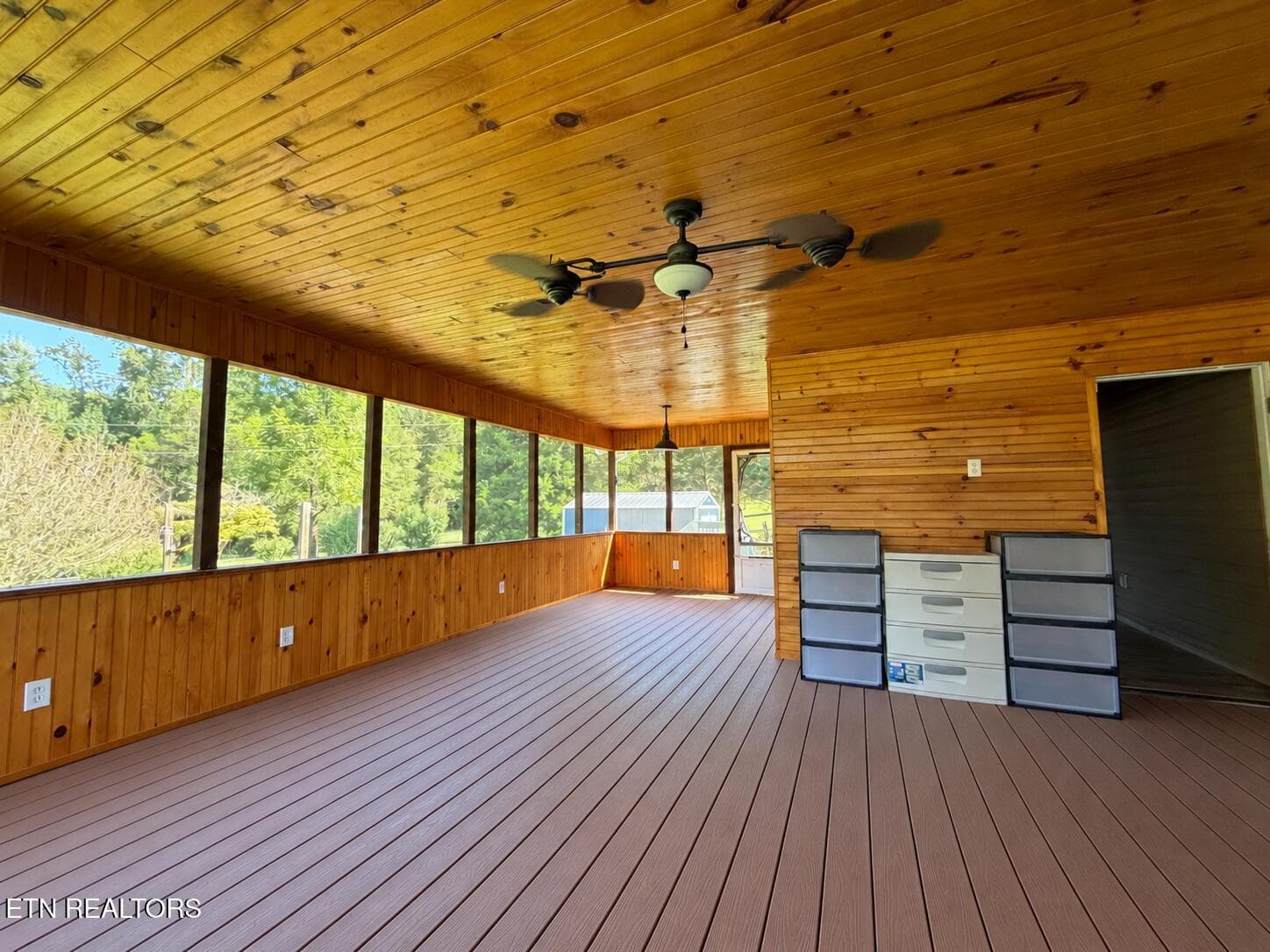 Back porch 3 - 445 Kristy Lane, Evensville, TN 37332