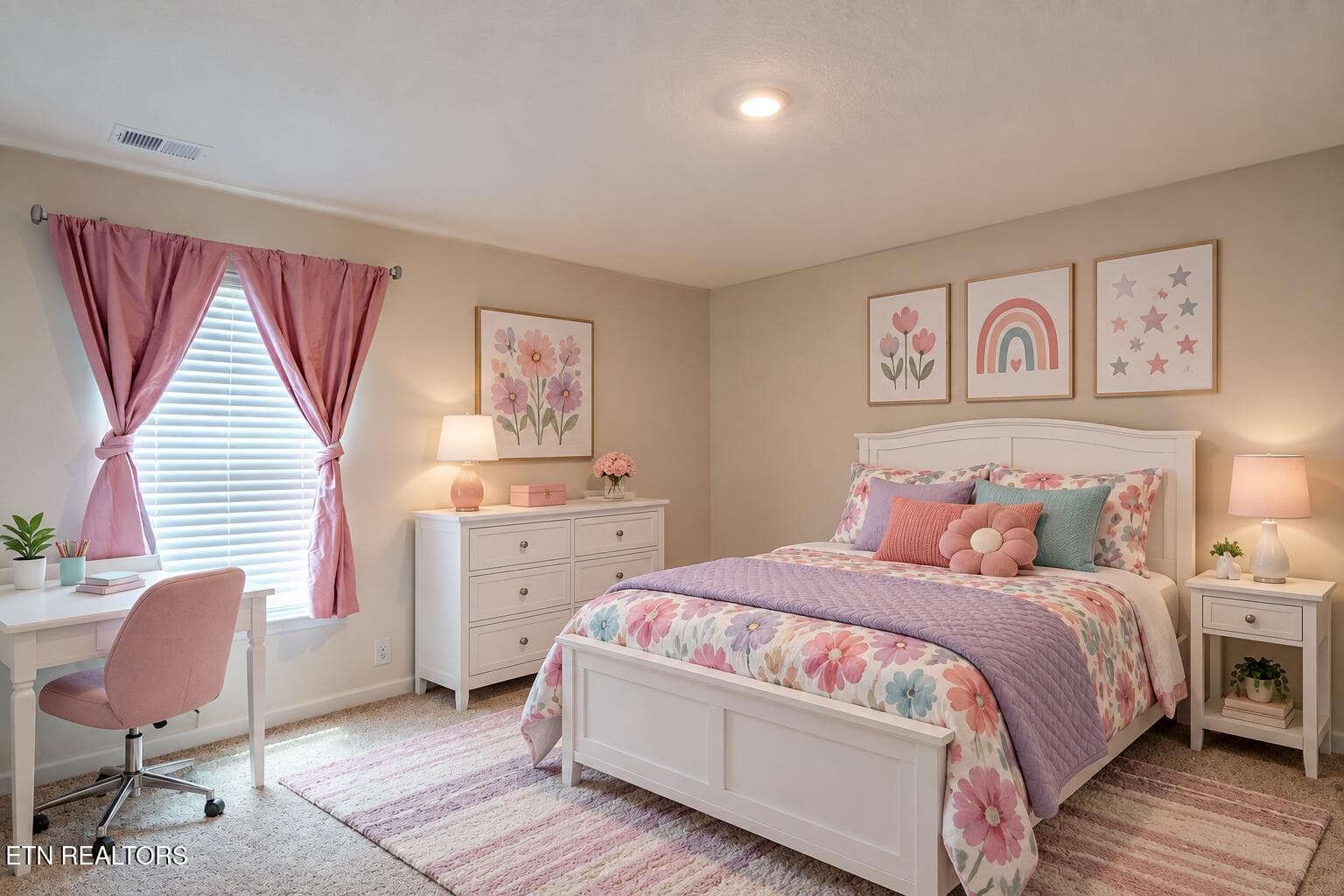 Bedroom 2 Virtually Staged - 3116 Berna Way, Morristown, TN 37814