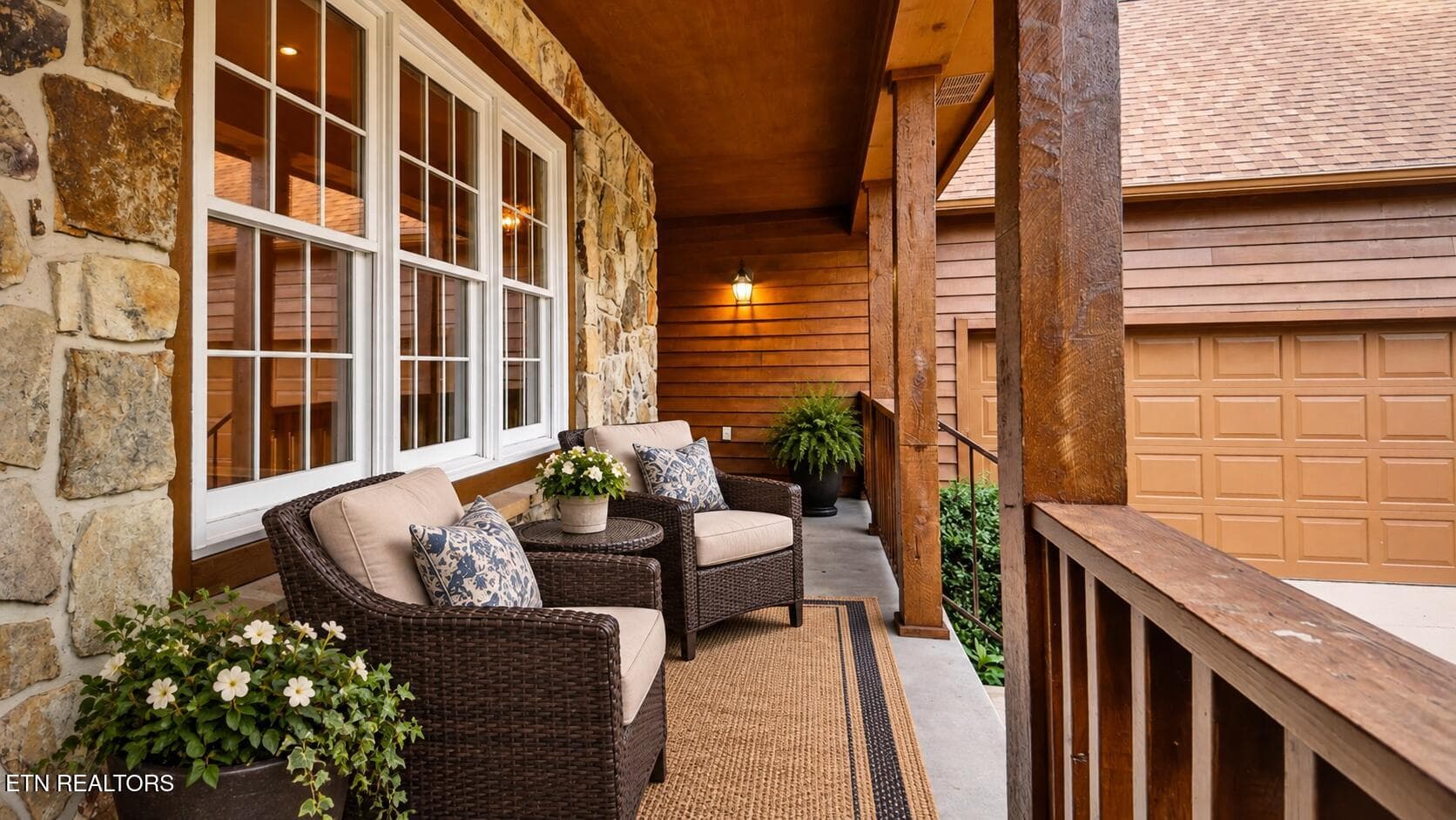 Front Porch Virtually Staged - 25 Amesbury Court, Crossville, TN 38558, Crossville