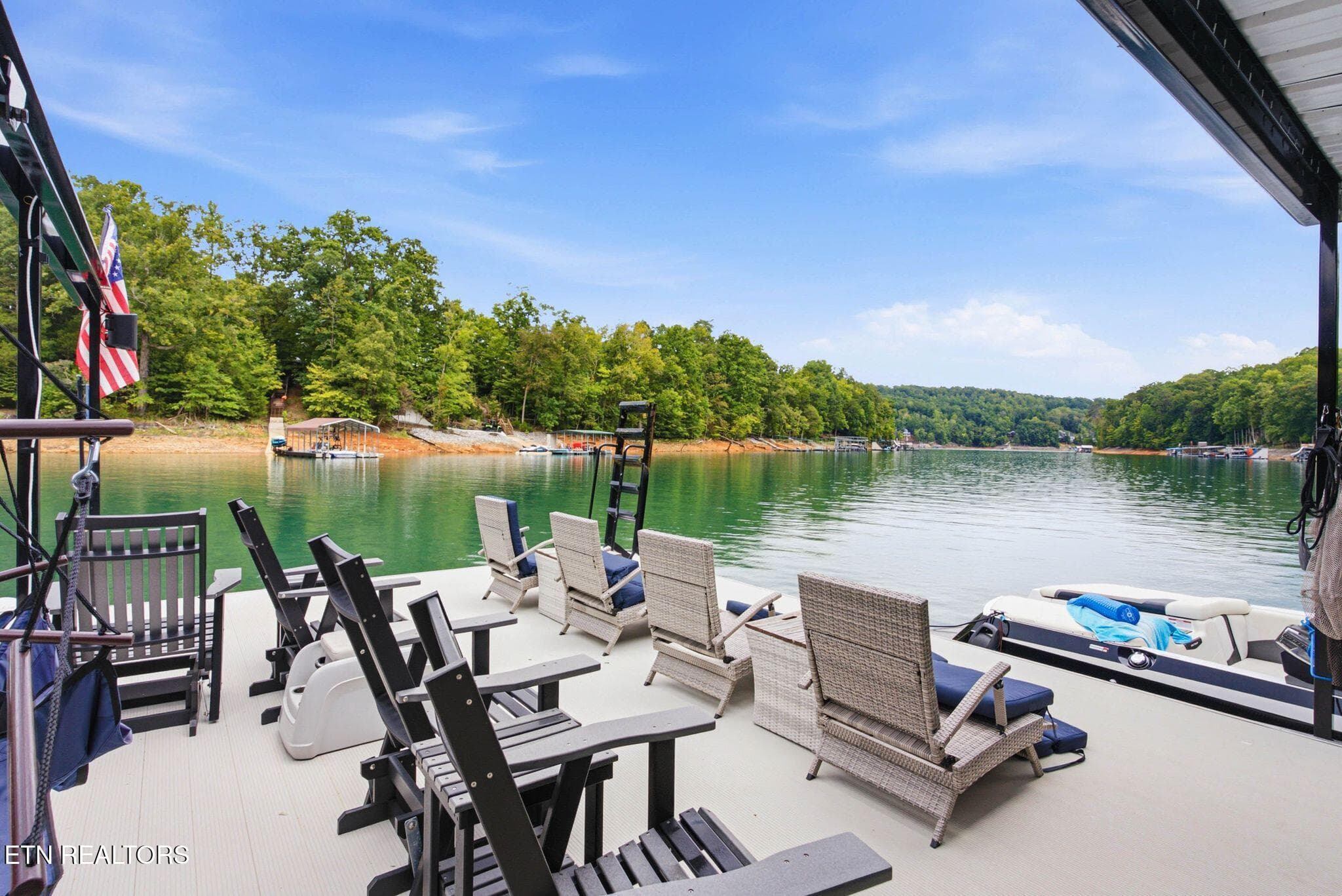 Dock-Entertaining-Outdoor-Furniture - 773 Yoakum Hollow Rd, Jacksboro, TN 37757, Jacksboro