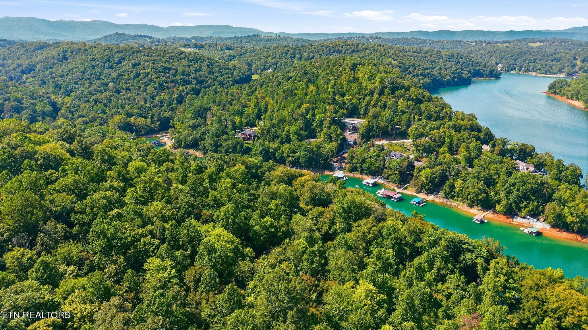 Aerial-View-Yoakum-Hollow-Big Creek - 773 Yoakum Hollow Rd, Jacksboro, TN 37757, Jacksboro