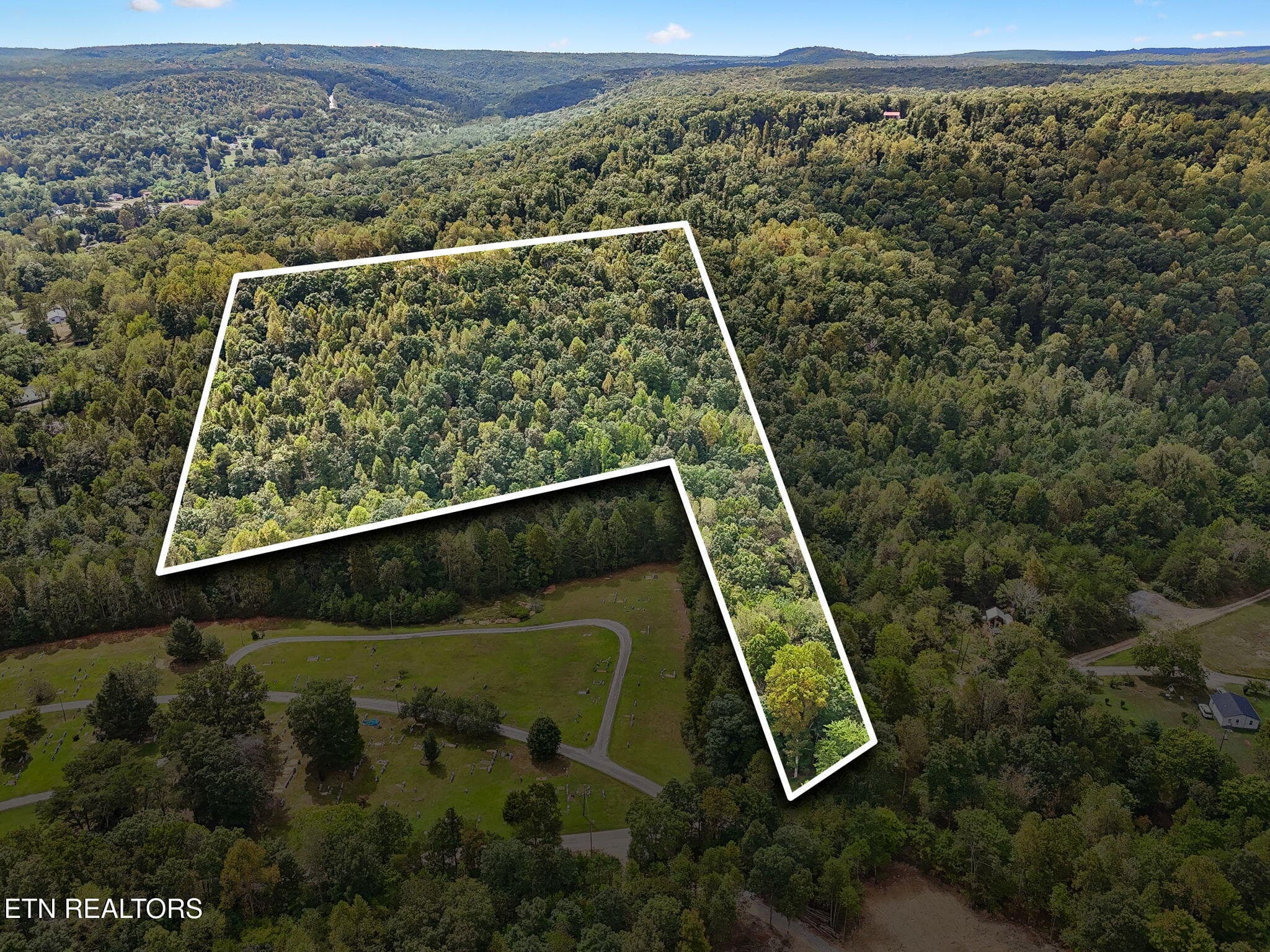 Aerial Photo 1 with lot lines 3 Sawmill - Sawmill Rd 3, Palmer, TN 37365, Palmer