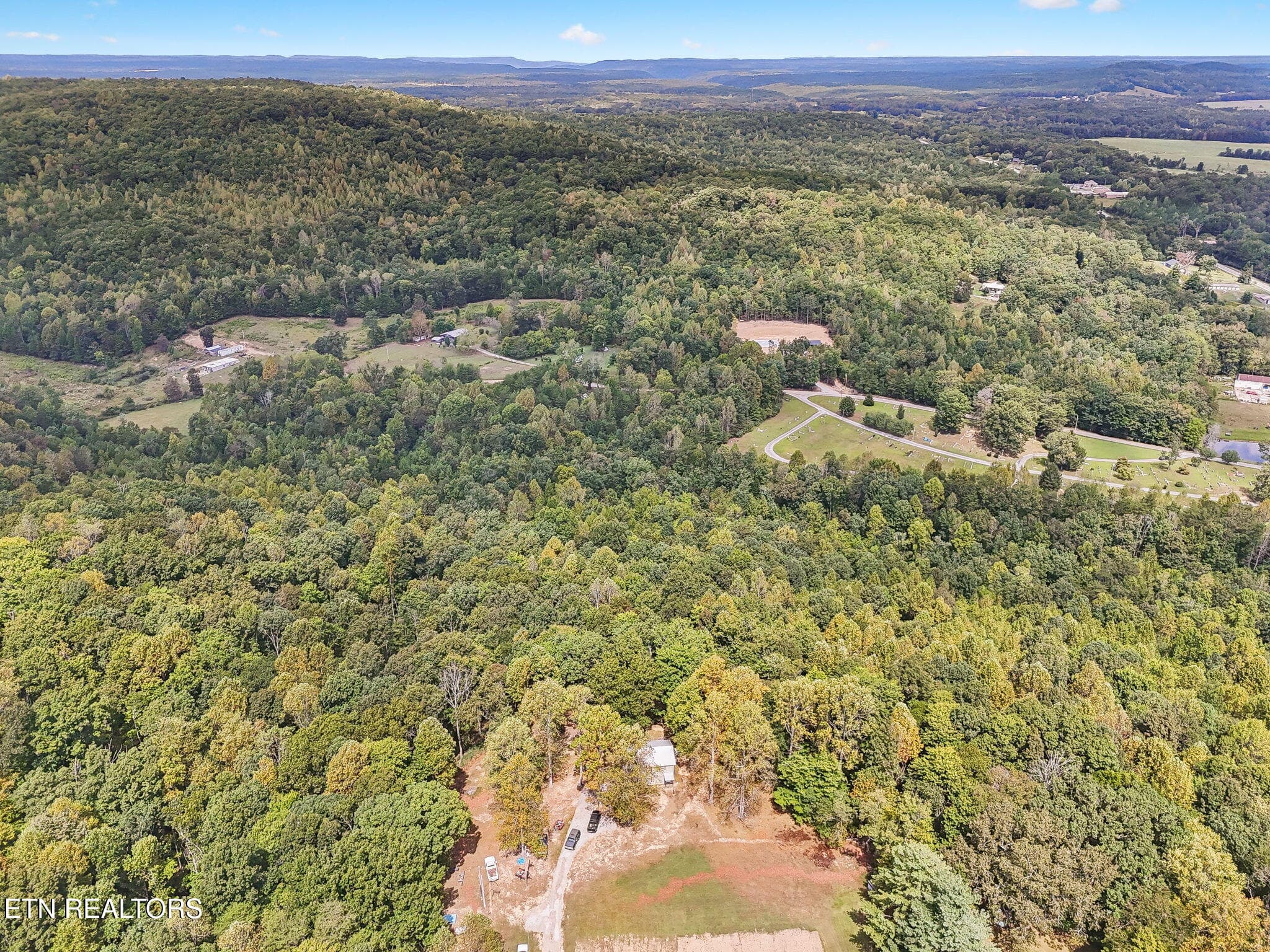 aerial photo back of lot 3 Sawmill Rd - - Sawmill Rd 3, Palmer, TN 37365, Palmer