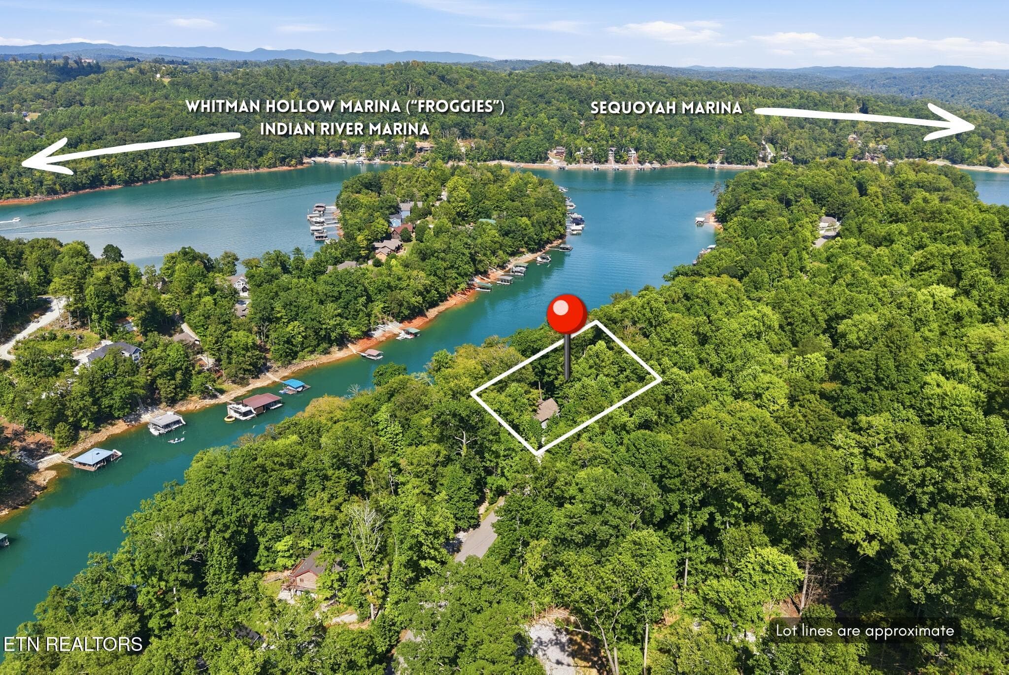Lot-Lines-Big-Creek-Norris-Lake - 773 Yoakum Hollow Rd, Jacksboro, TN 37757, Jacksboro