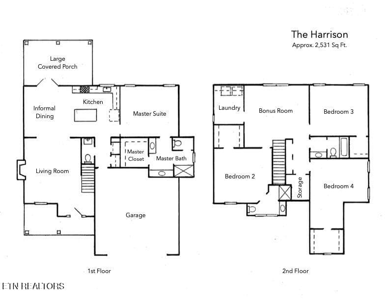 The Harrison - 8906 Queensdale Lane, Knoxville, TN 37924, Knoxville
