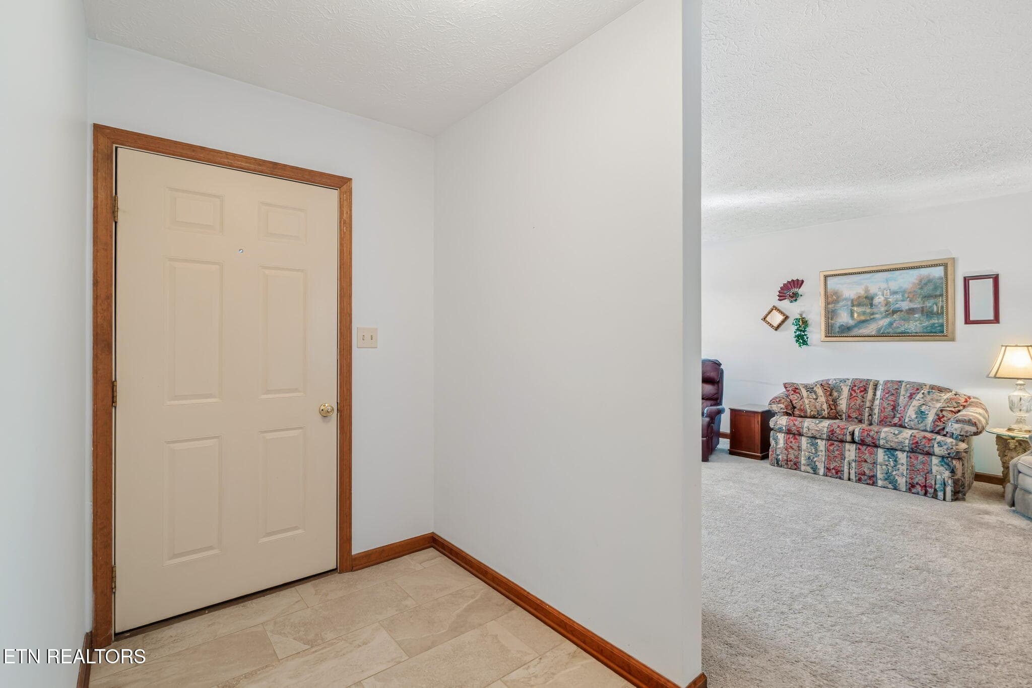 View of Front Door from Entry Hallway - 6924 Bridle Court, Knoxville, TN 37921, Knoxville
