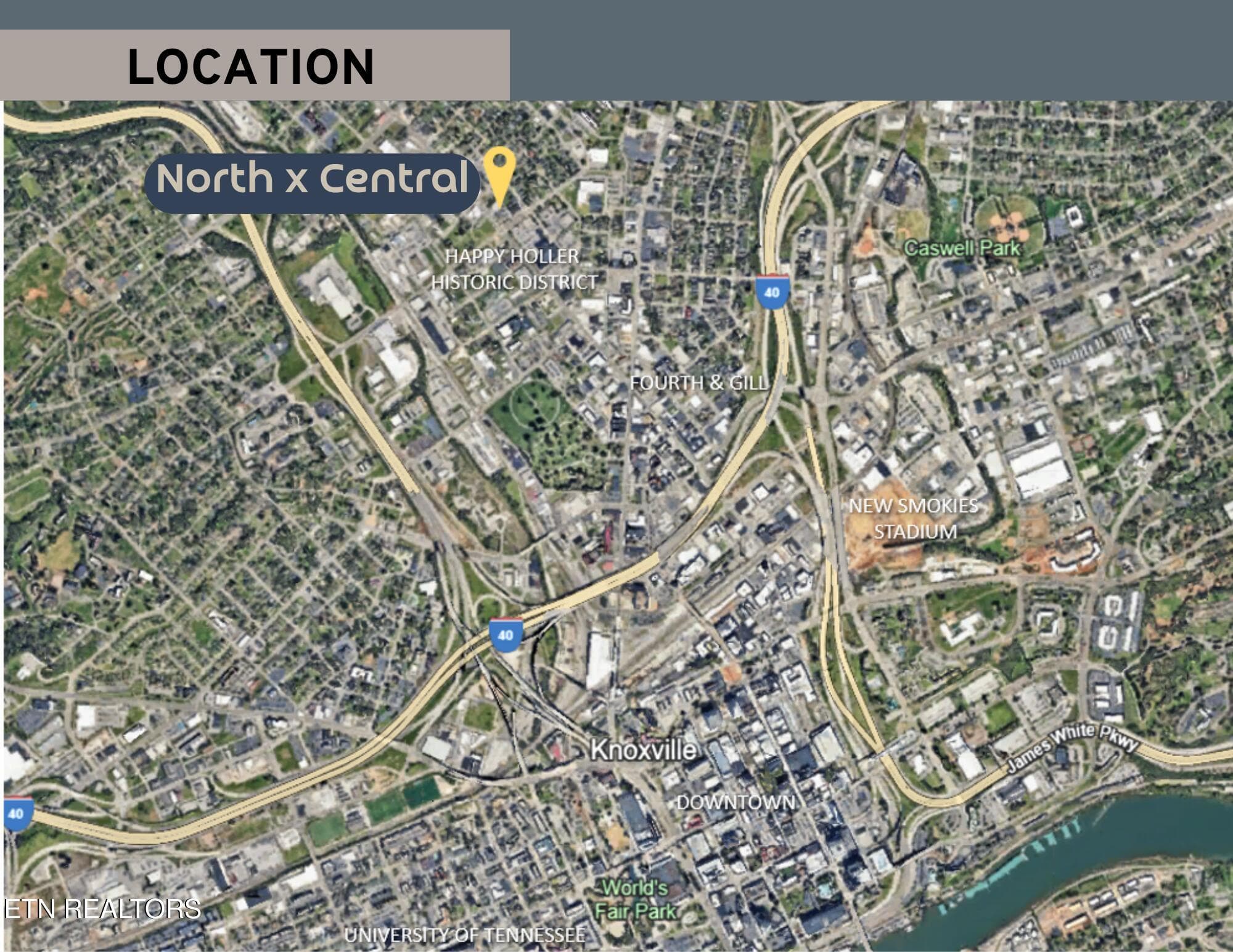 3 - 1126 N Central St, Knoxville, TN 37917, Knoxville