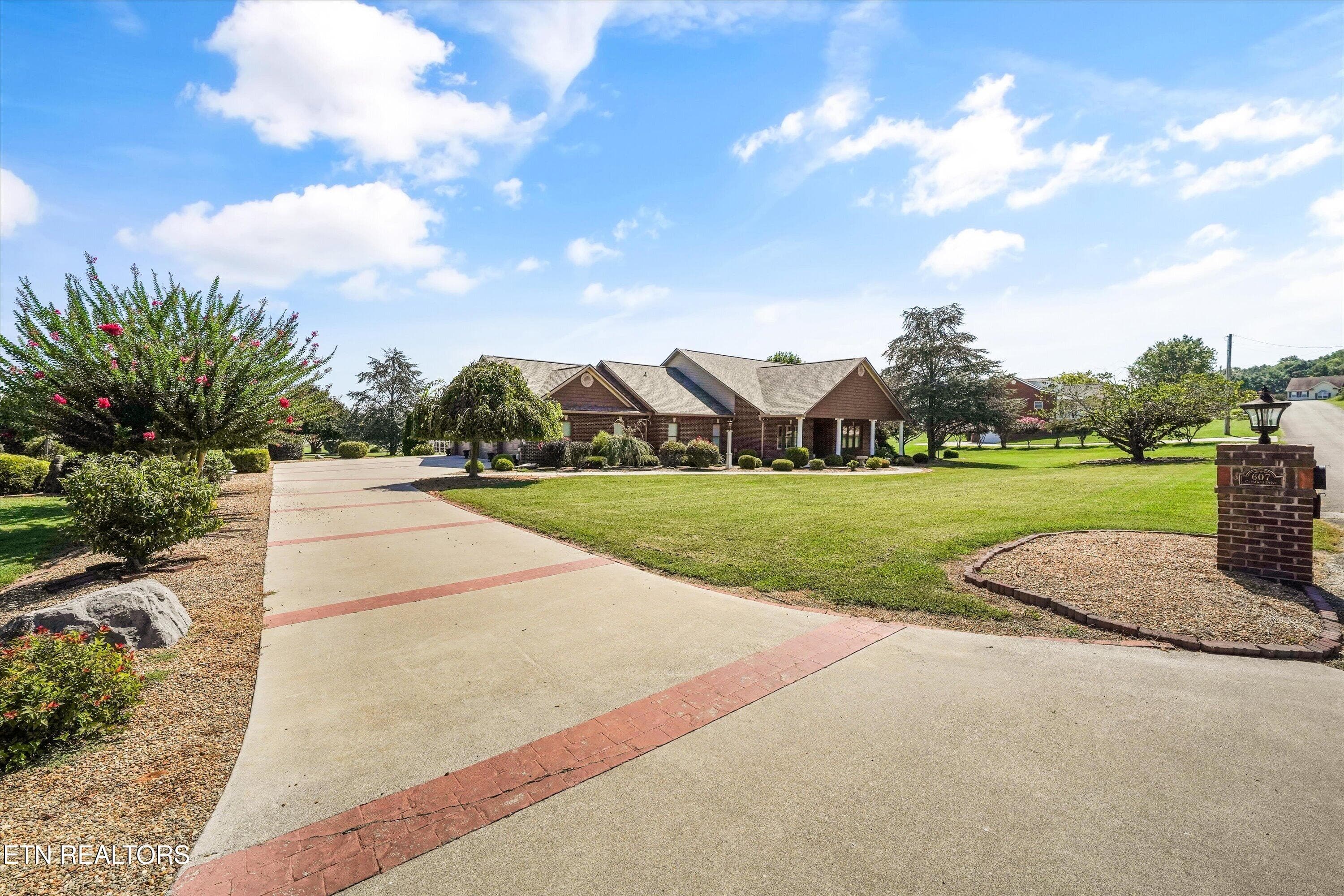 Driveway - 607 Cornfield Drive, White Pine, TN 37890, White Pine