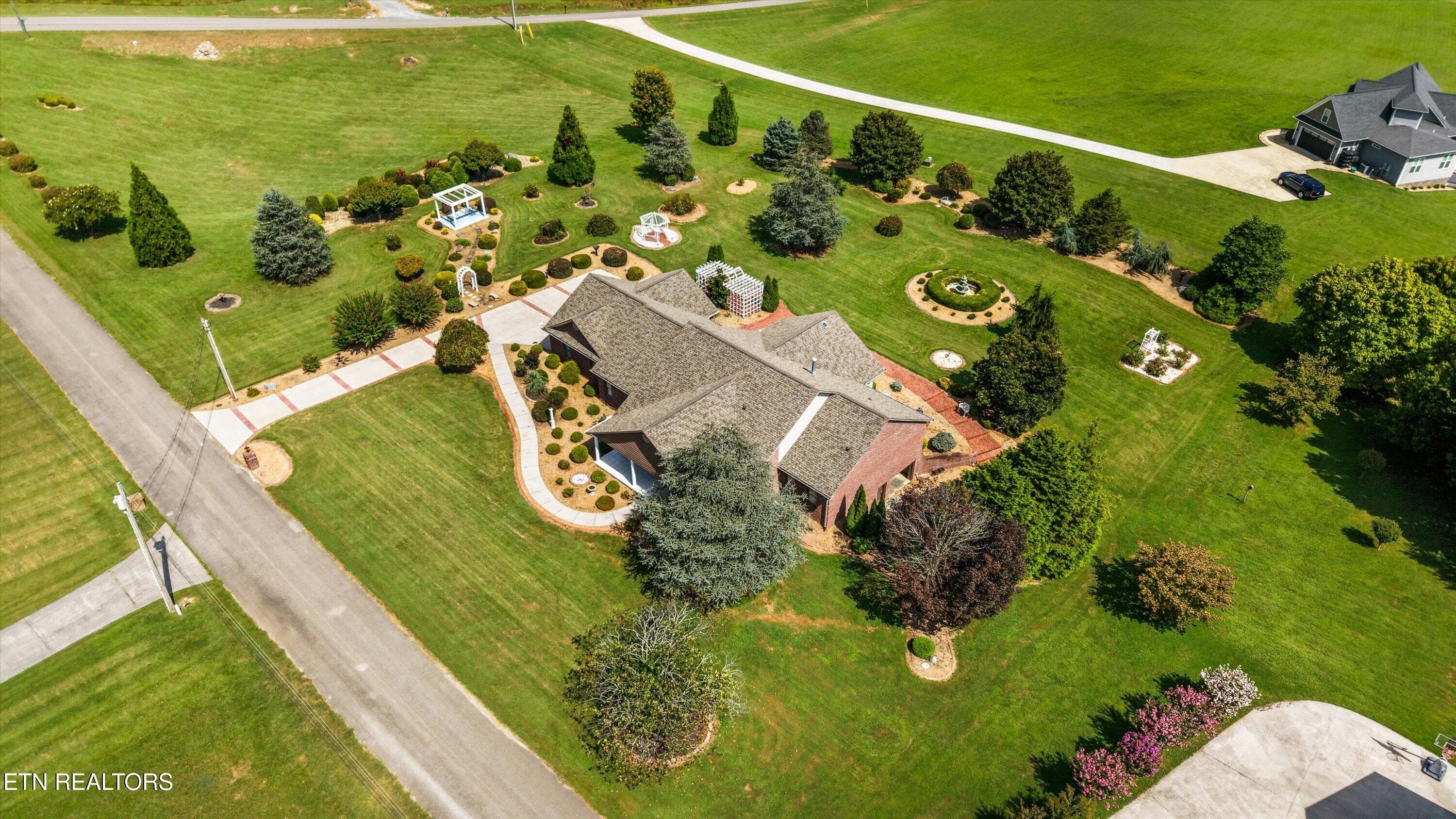 Aerial - 607 Cornfield Drive, White Pine, TN 37890, White Pine