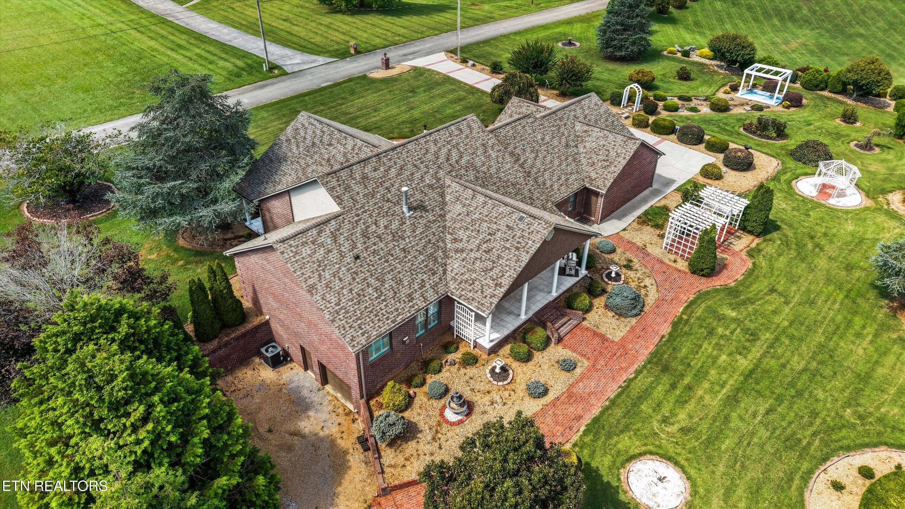 Aerial - 607 Cornfield Drive, White Pine, TN 37890, White Pine