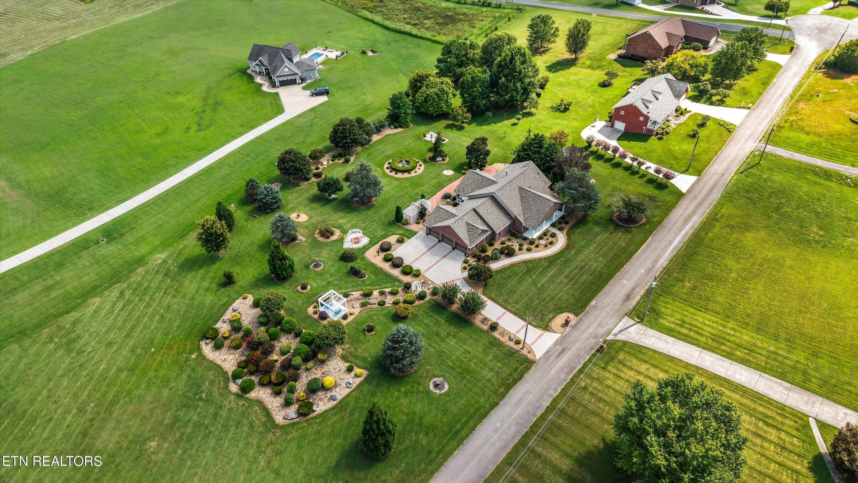 Aerial - 607 Cornfield Drive, White Pine, TN 37890, White Pine
