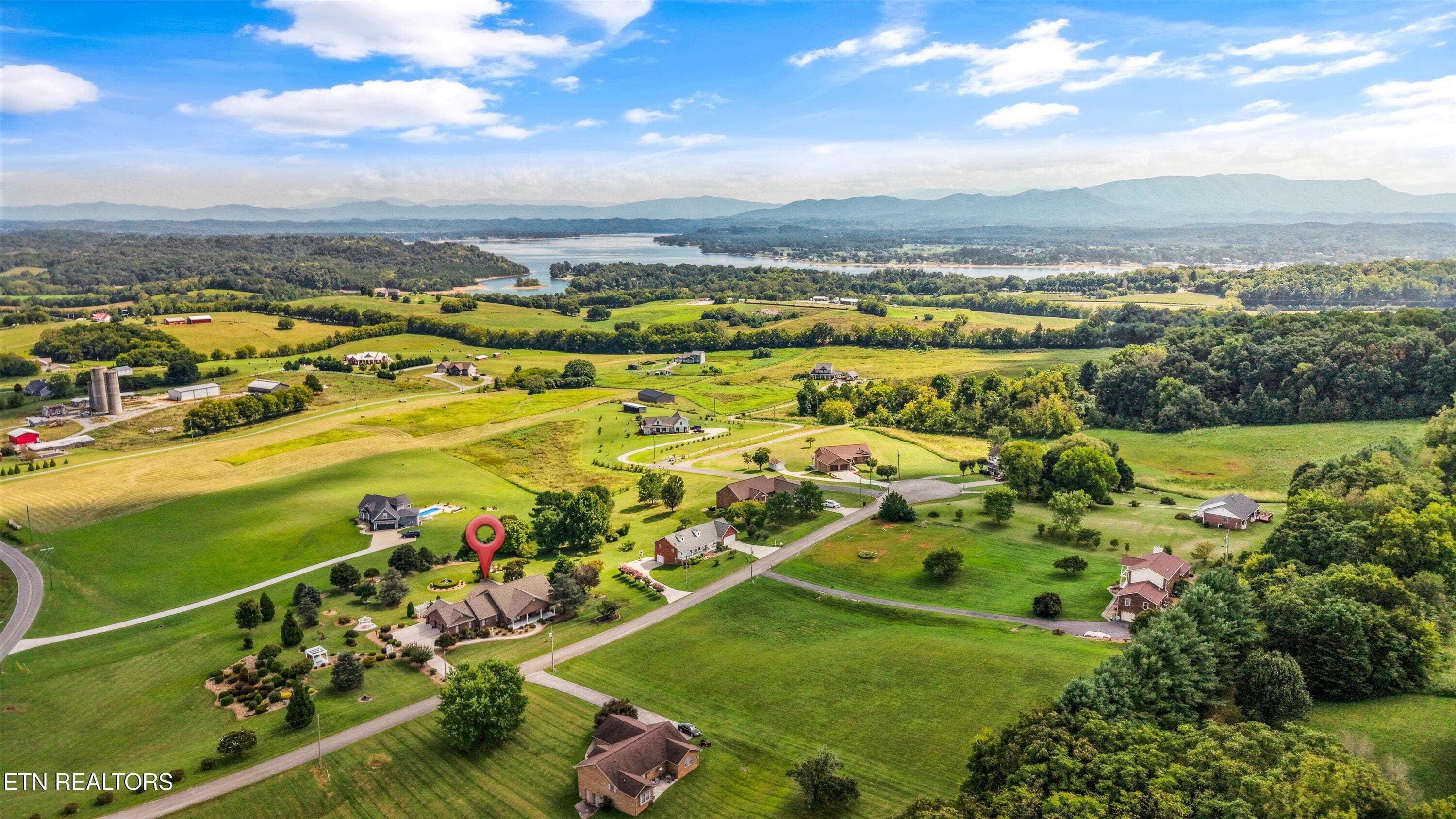 Aerial - 607 Cornfield Drive, White Pine, TN 37890, White Pine