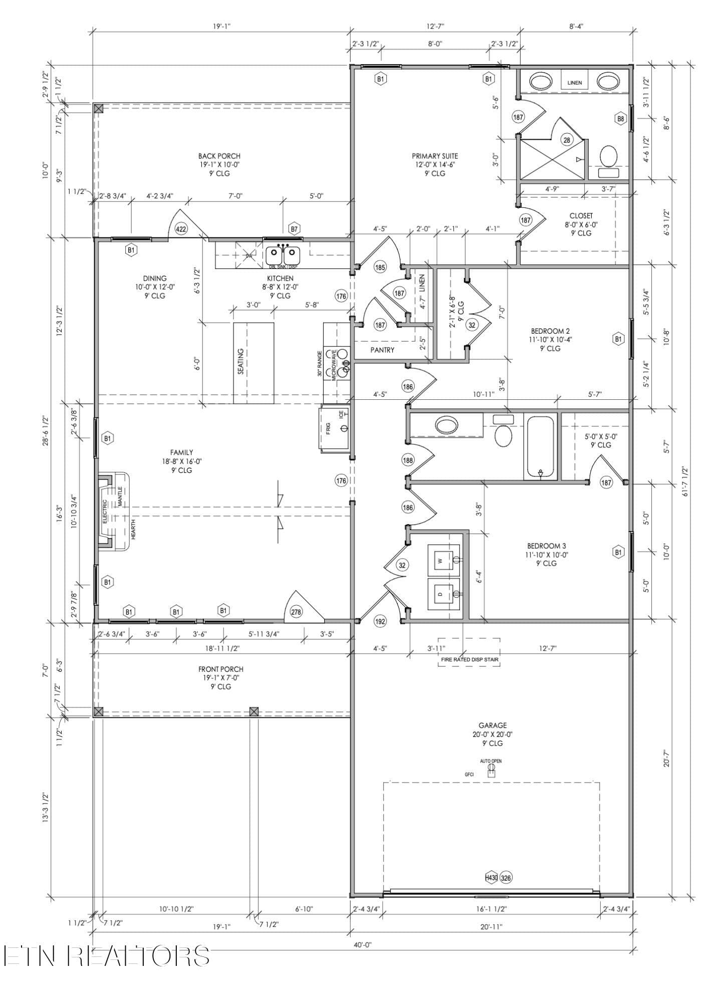 1222 Mercer Floor Plans - 1222 NW Mercer St, Knoxville, TN 37921, Knoxville