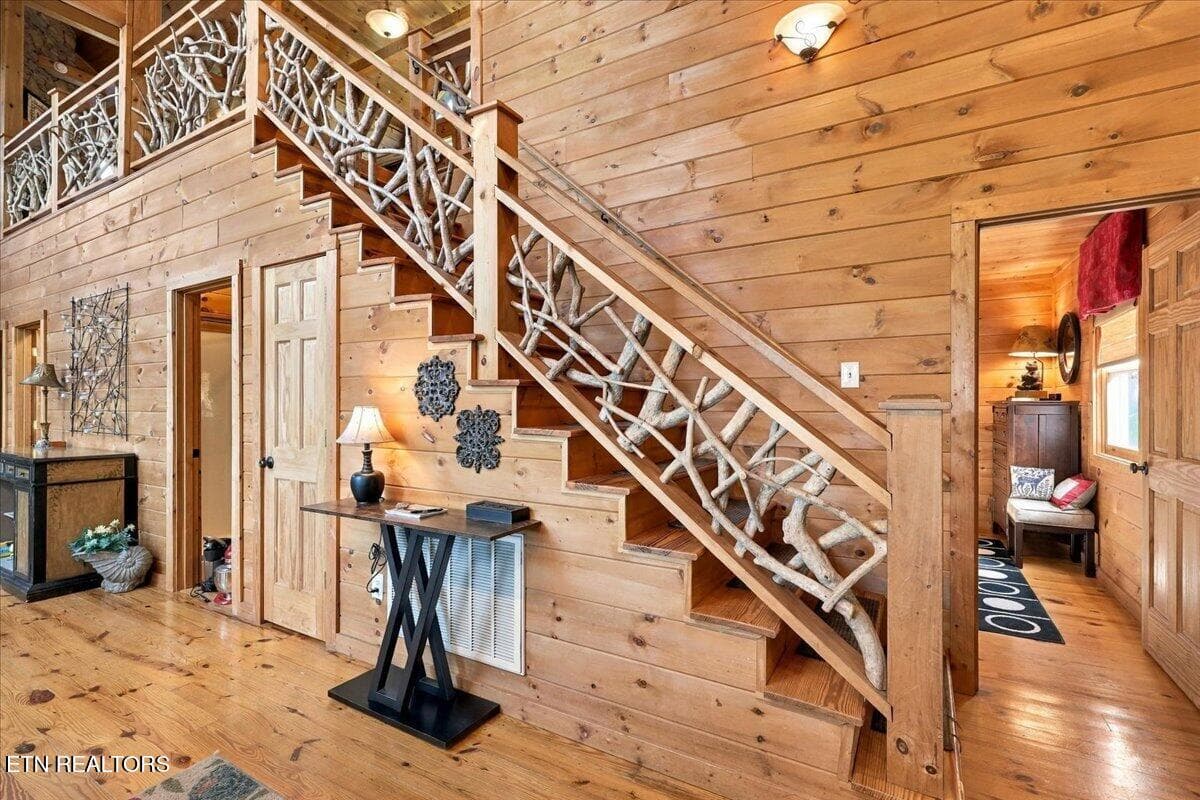 Staircase - 504 Twin Oak Mtn Lane, Townsend, TN 37882, Townsend