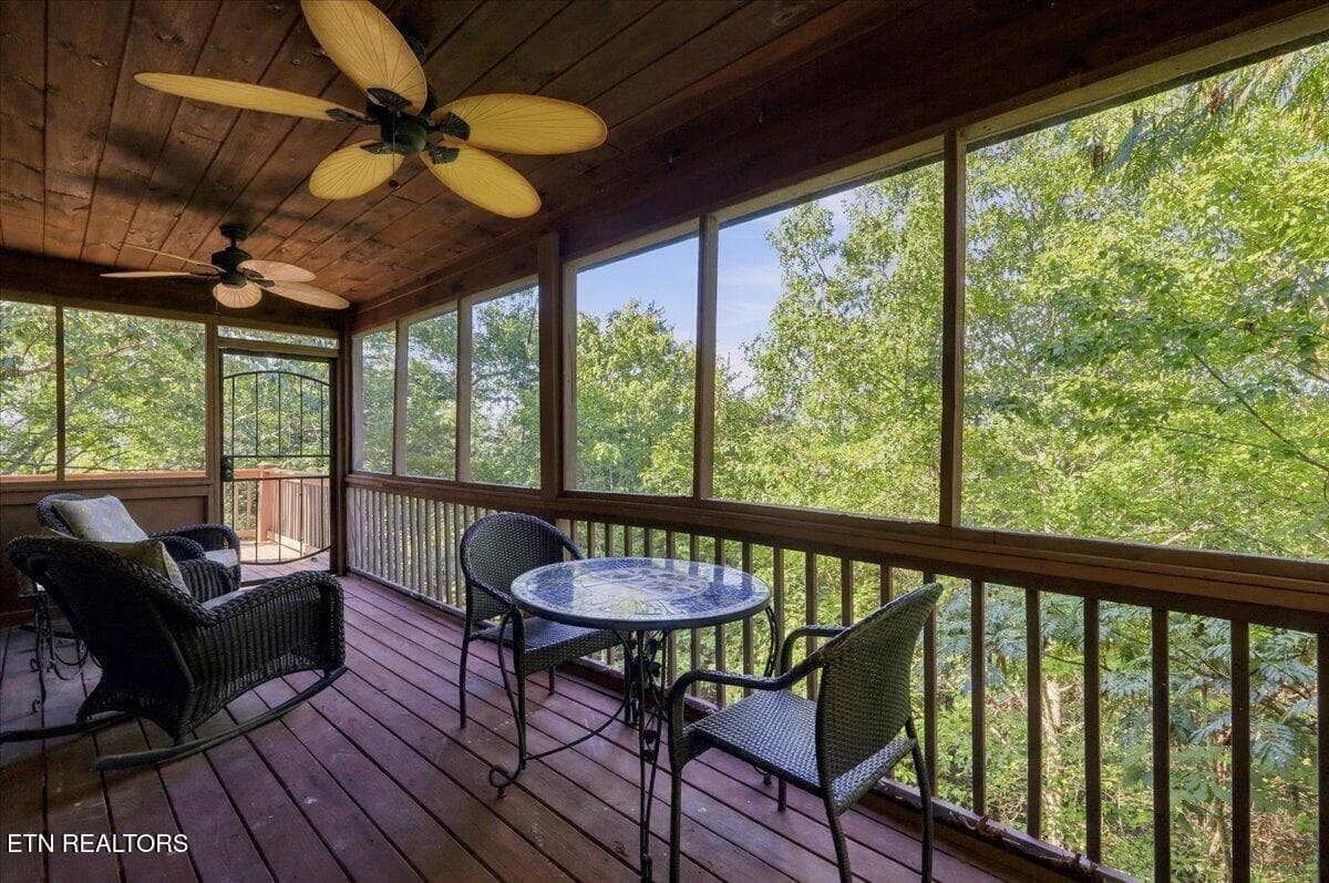 Private Deck - 504 Twin Oak Mtn Lane, Townsend, TN 37882, Townsend
