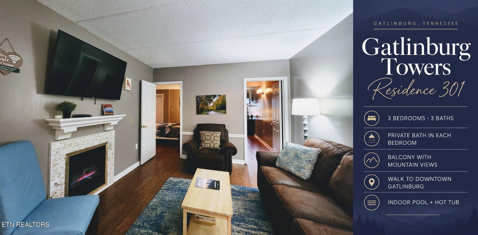 413 Baskins Creek Rd UNIT 301, Gatlinburg, TN 37738
