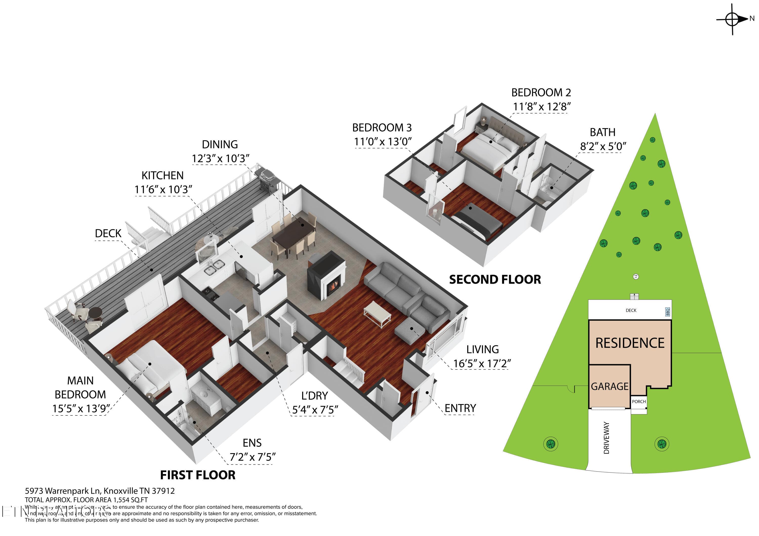 5973_warrenpark_ln_knoxville_tn_37912-3d - 5973 Warrenpark Lane, Knoxville, TN 37912, Knoxville