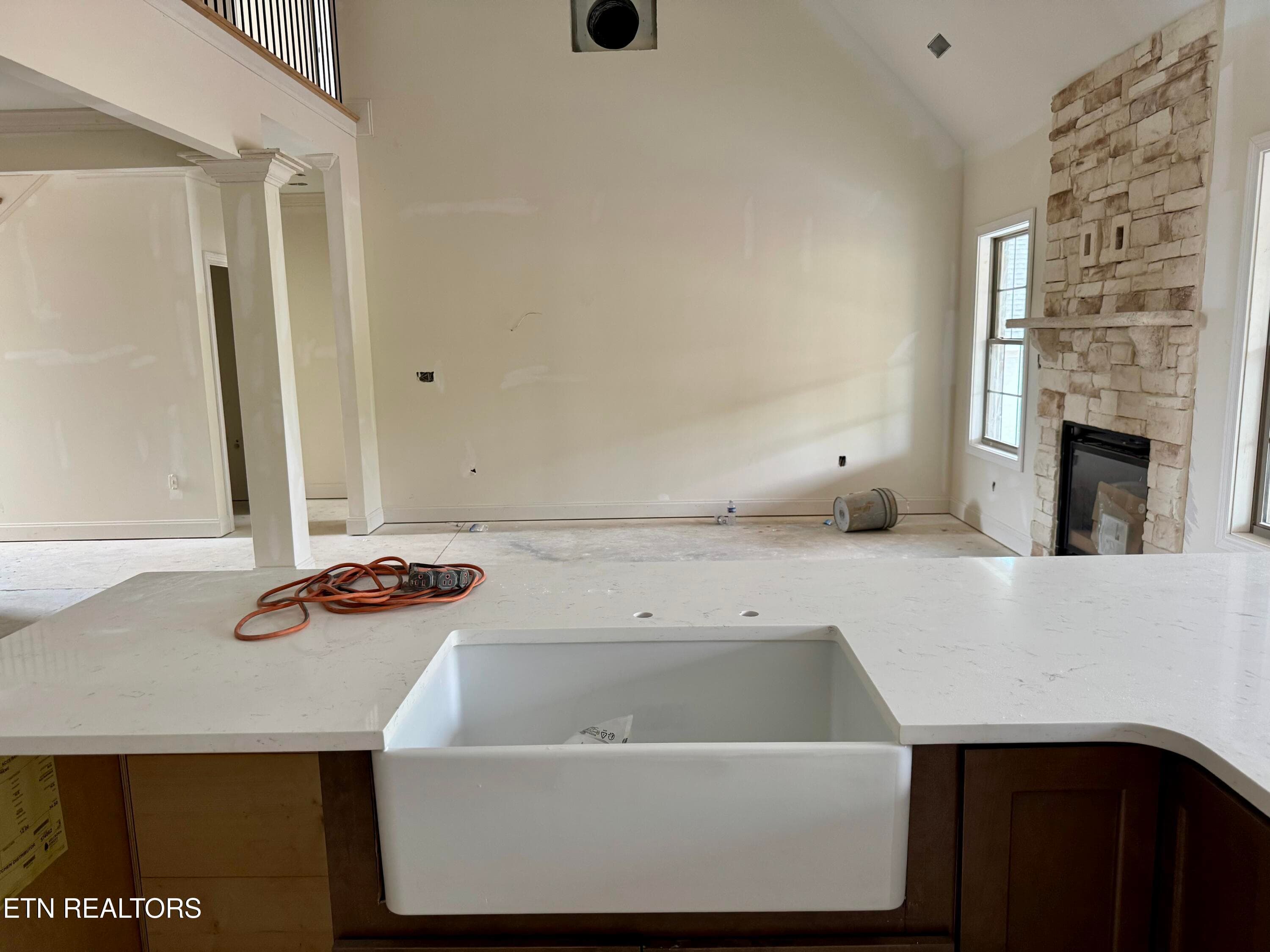 Kitchen Opens Into Great Room - 8861 Dancing Bear Lane, Knoxville, TN 37923, Knoxville