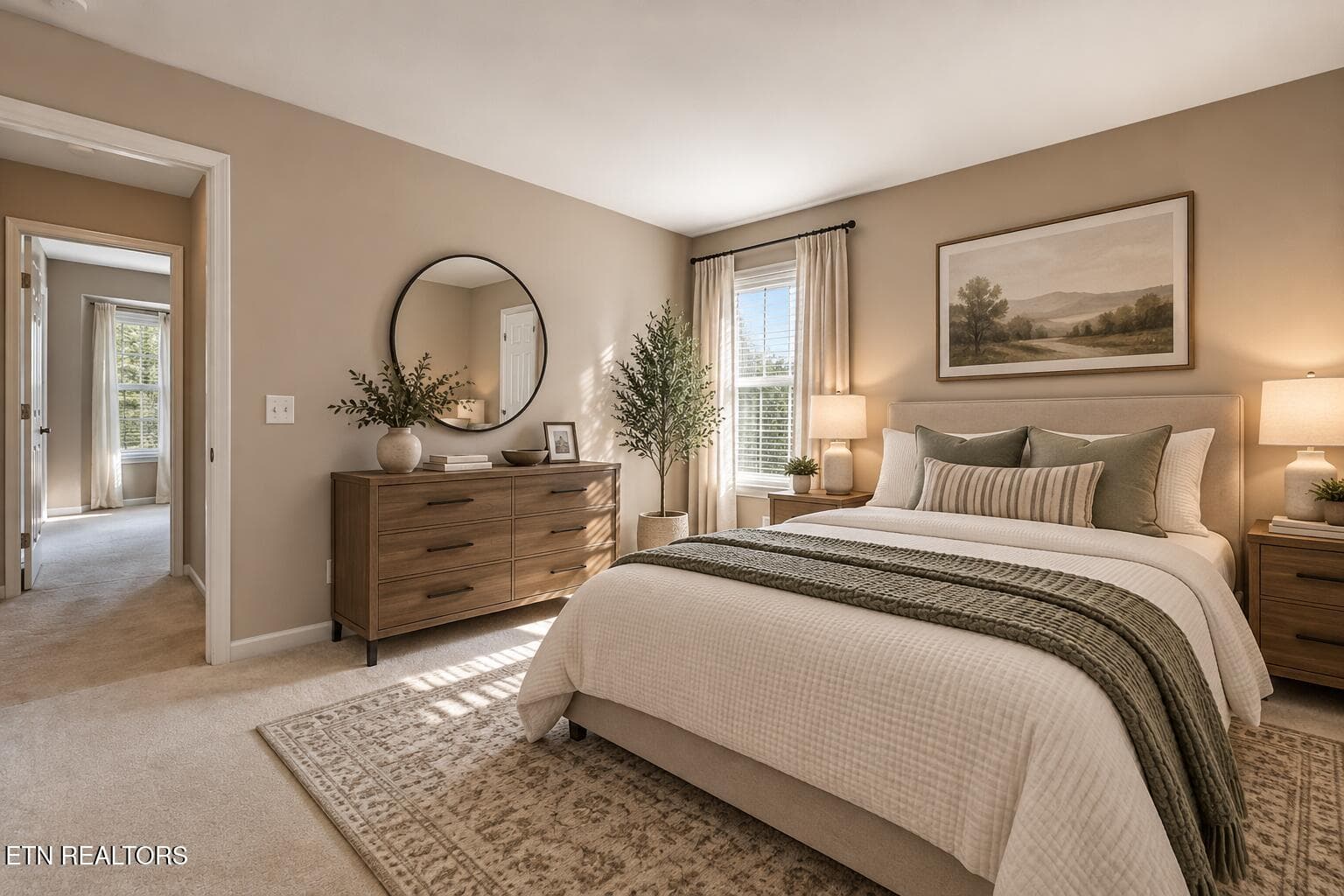 Virtually staged Bedroom 3 - 151 Northridge Drive, Crossville, TN 38558
