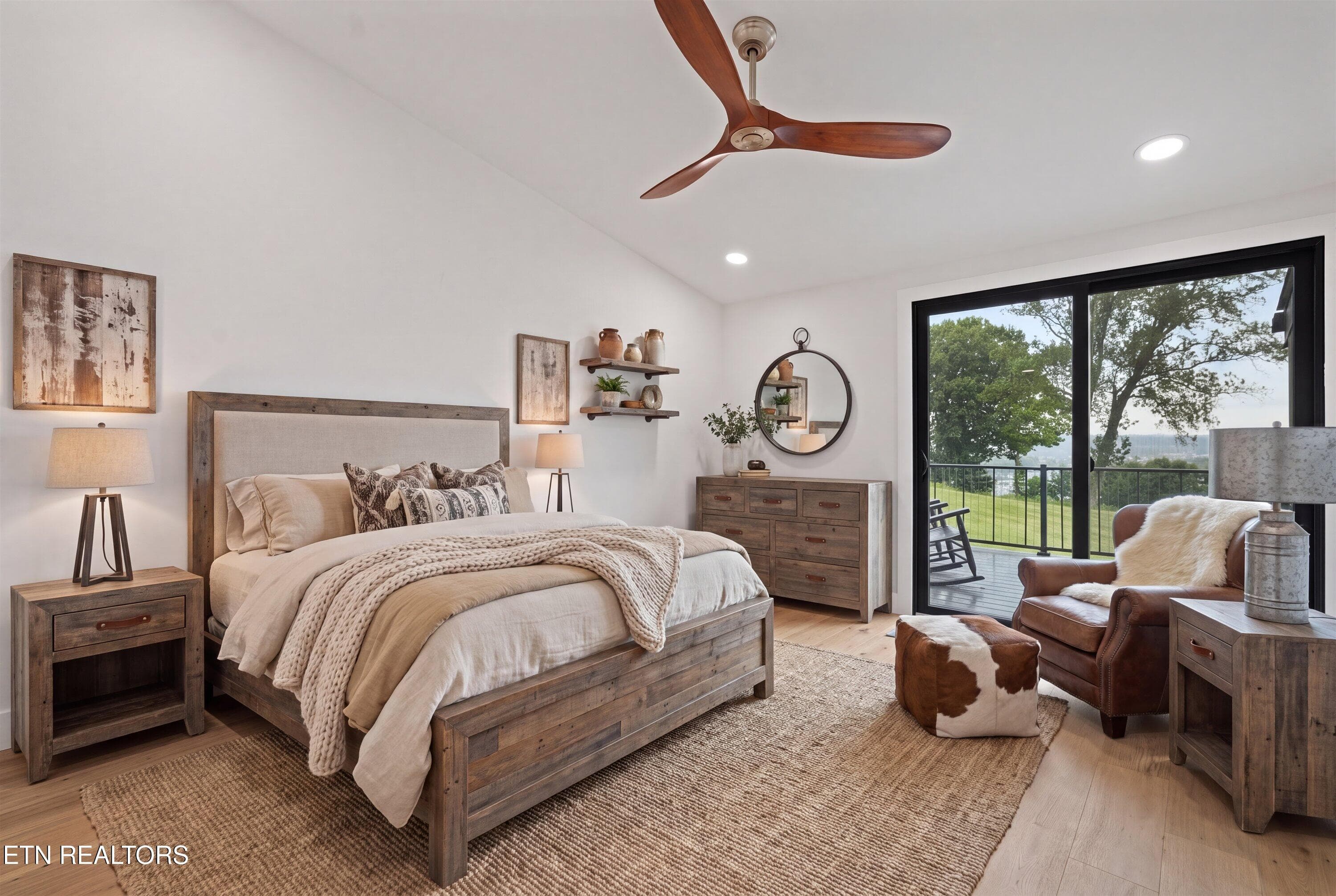 Virtually Staged Primary En Suite - 1903 Cherokee Bluff Drive, Knoxville, TN 37920, Knoxville