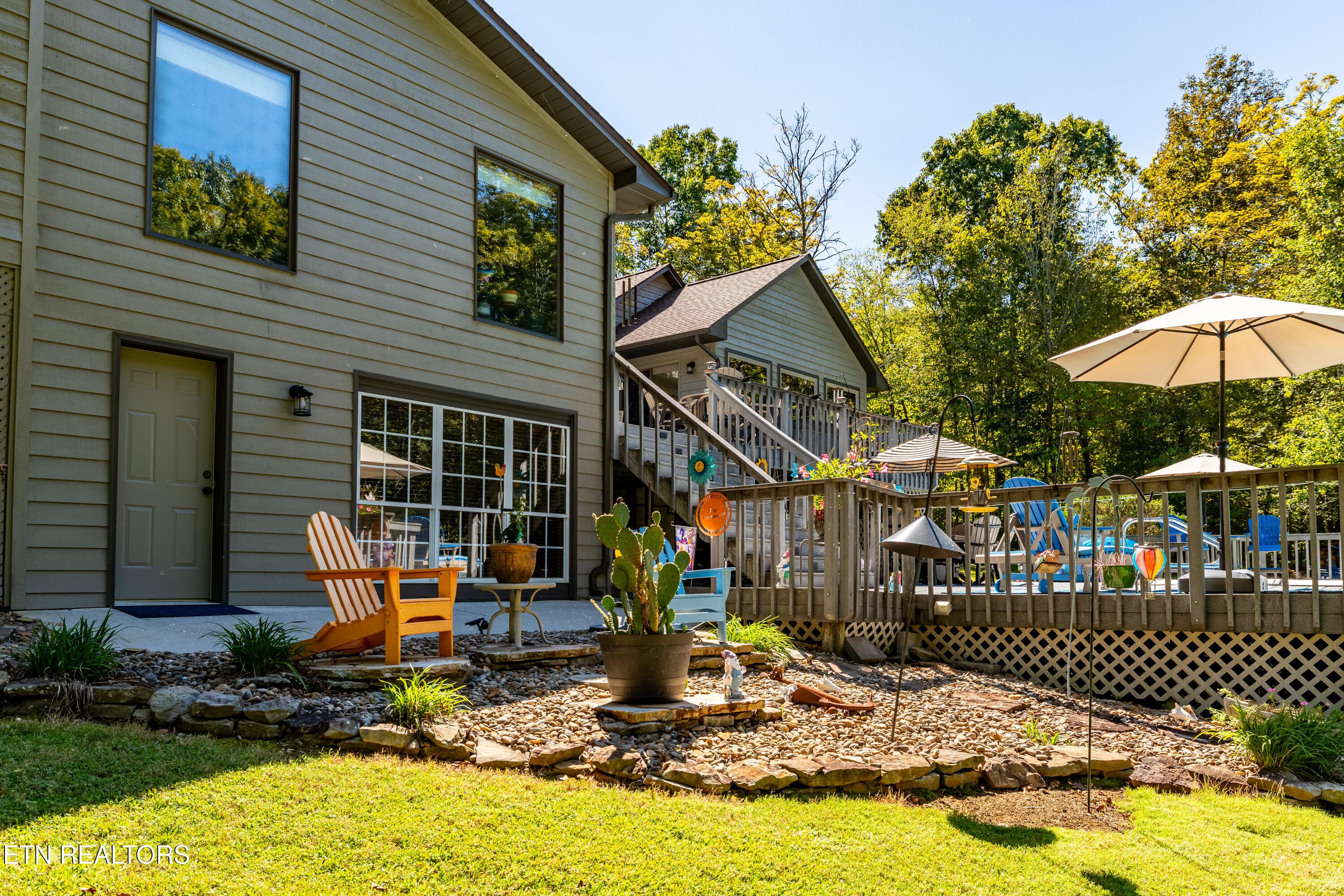 Rear of home - 1845 Tree Tops Lane, Seymour, TN 37865, Seymour