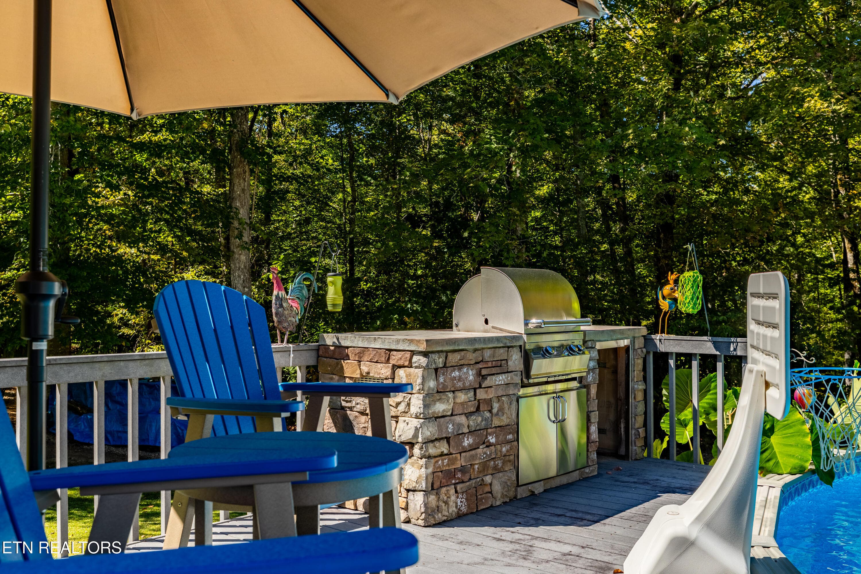 Build in gas grill - 1845 Tree Tops Lane, Seymour, TN 37865, Seymour
