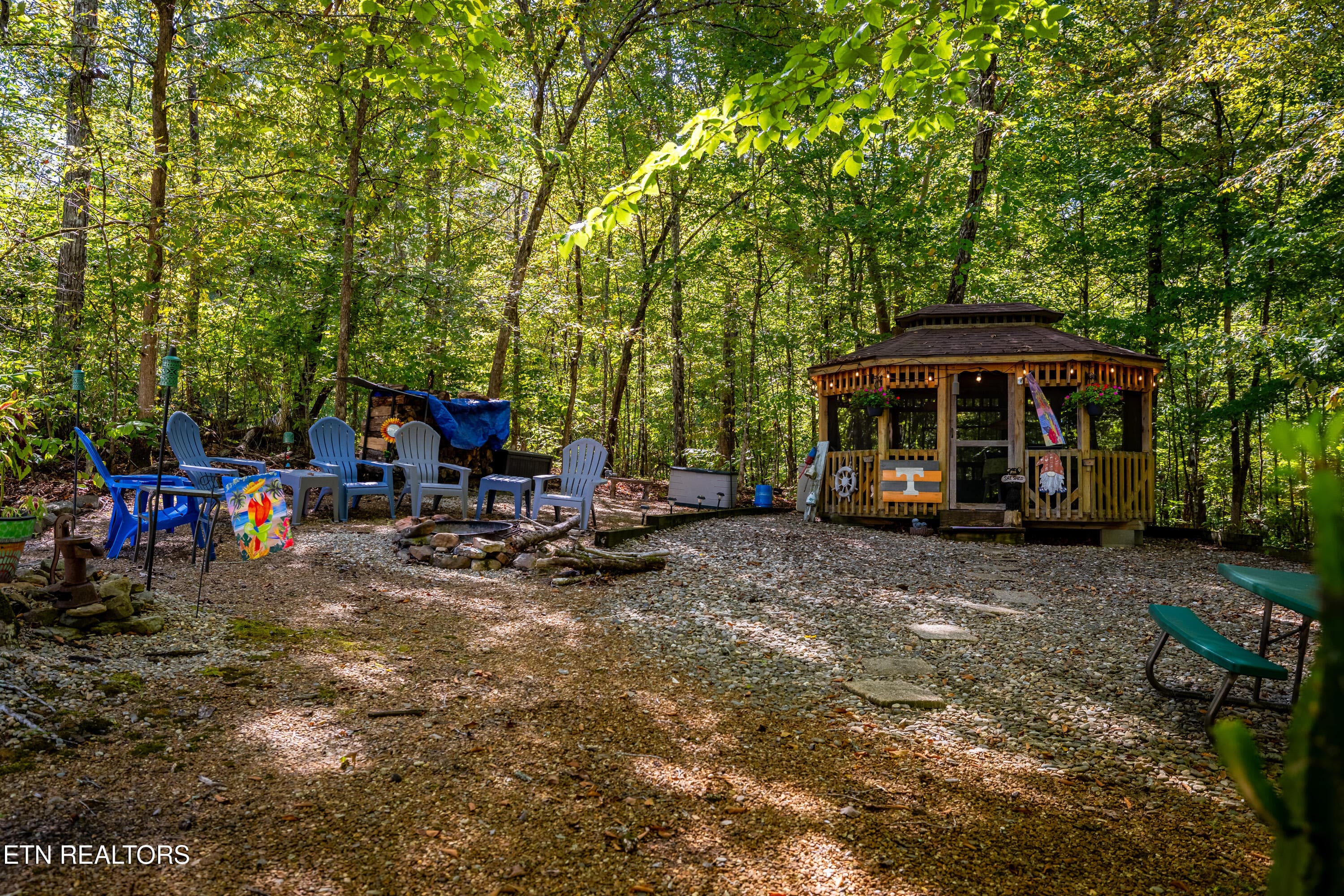 Gazebo and firepit - 1845 Tree Tops Lane, Seymour, TN 37865, Seymour